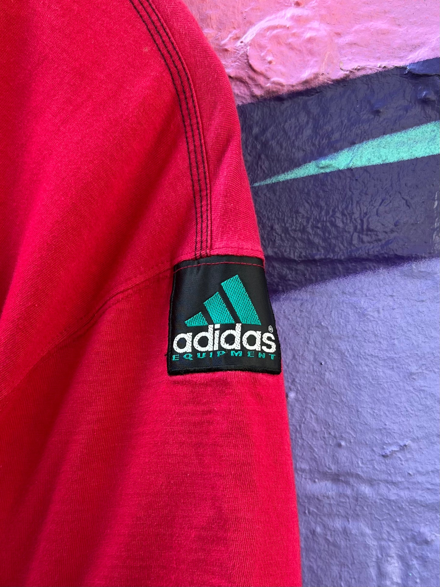 M - Adidas Equipment Big Logo Red
