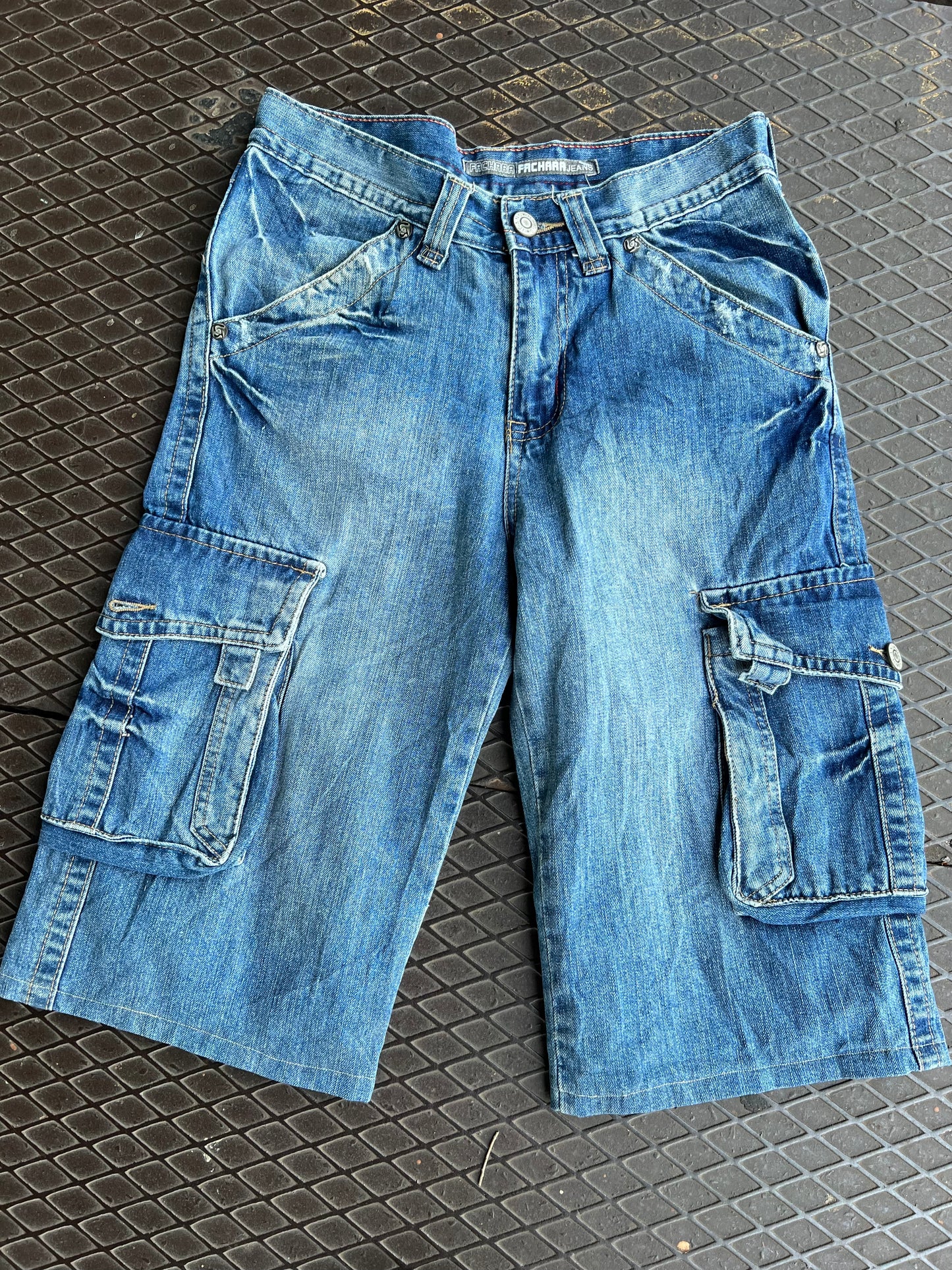30 - 'Fachara Jeans' Denim Cargo Shorts