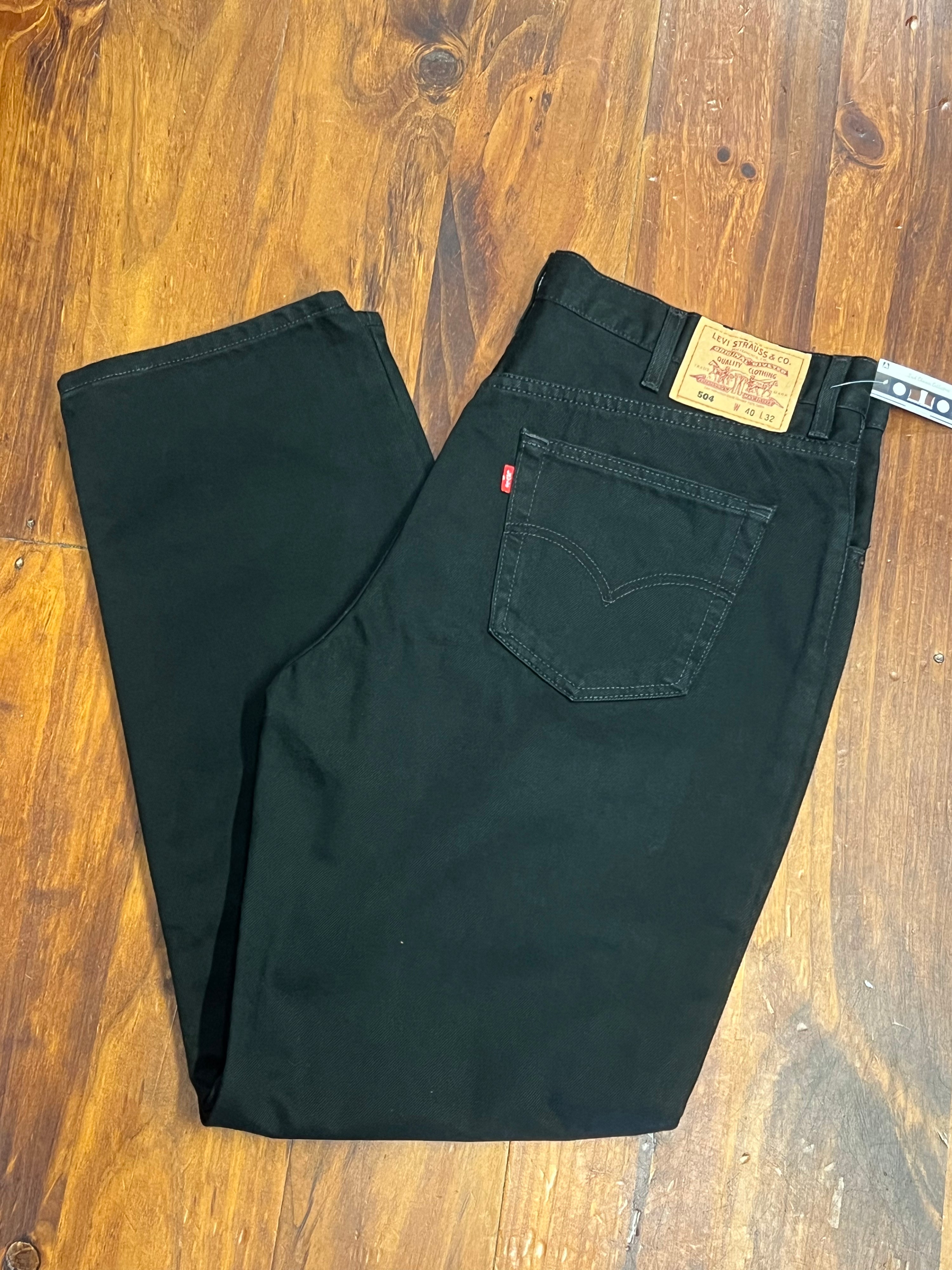 [40] Levi's 504 Black Denim Jeans