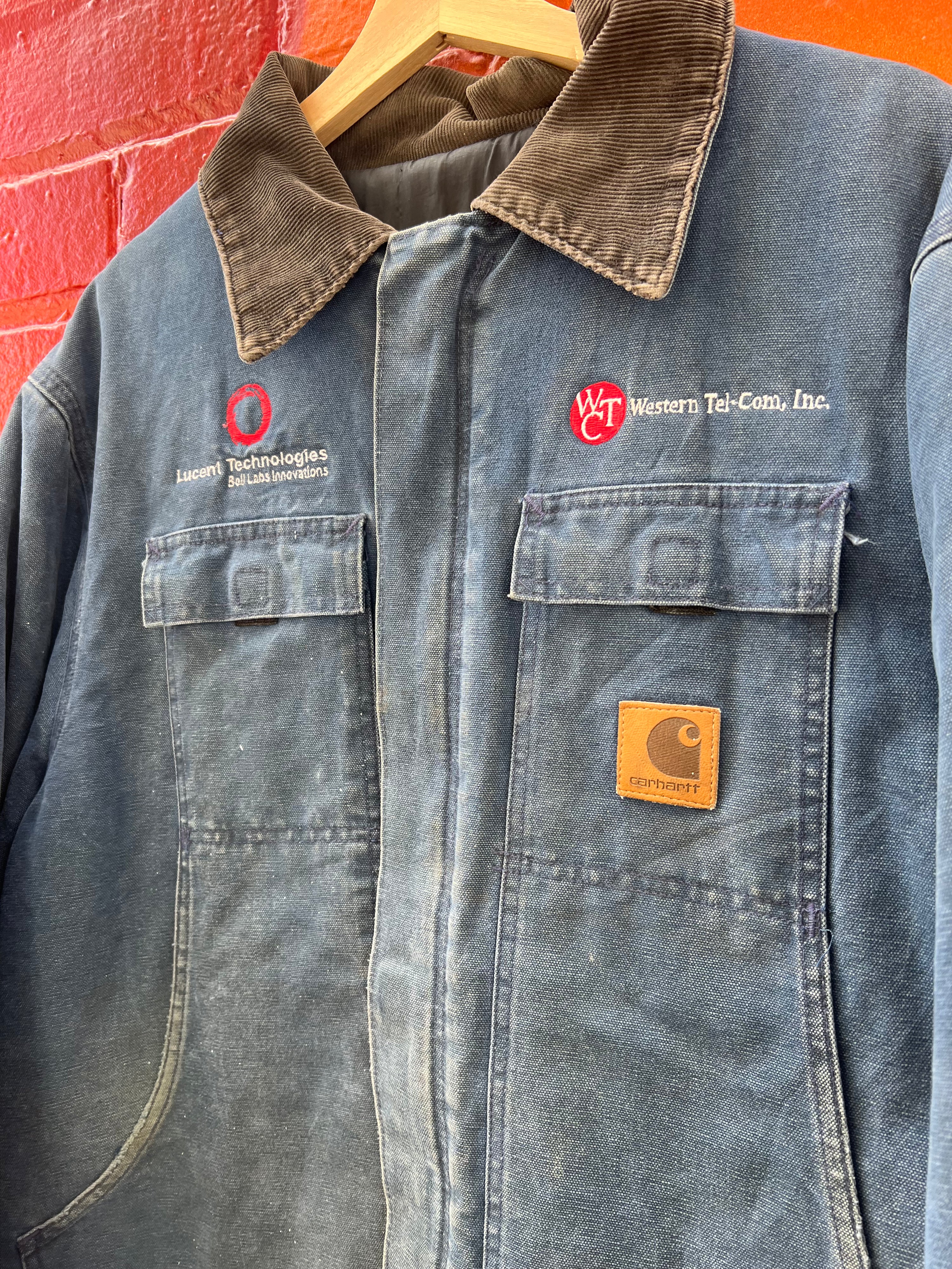 [XL] Vintage Carhartt Arctic LUCENT TECH Blue Work Jacket