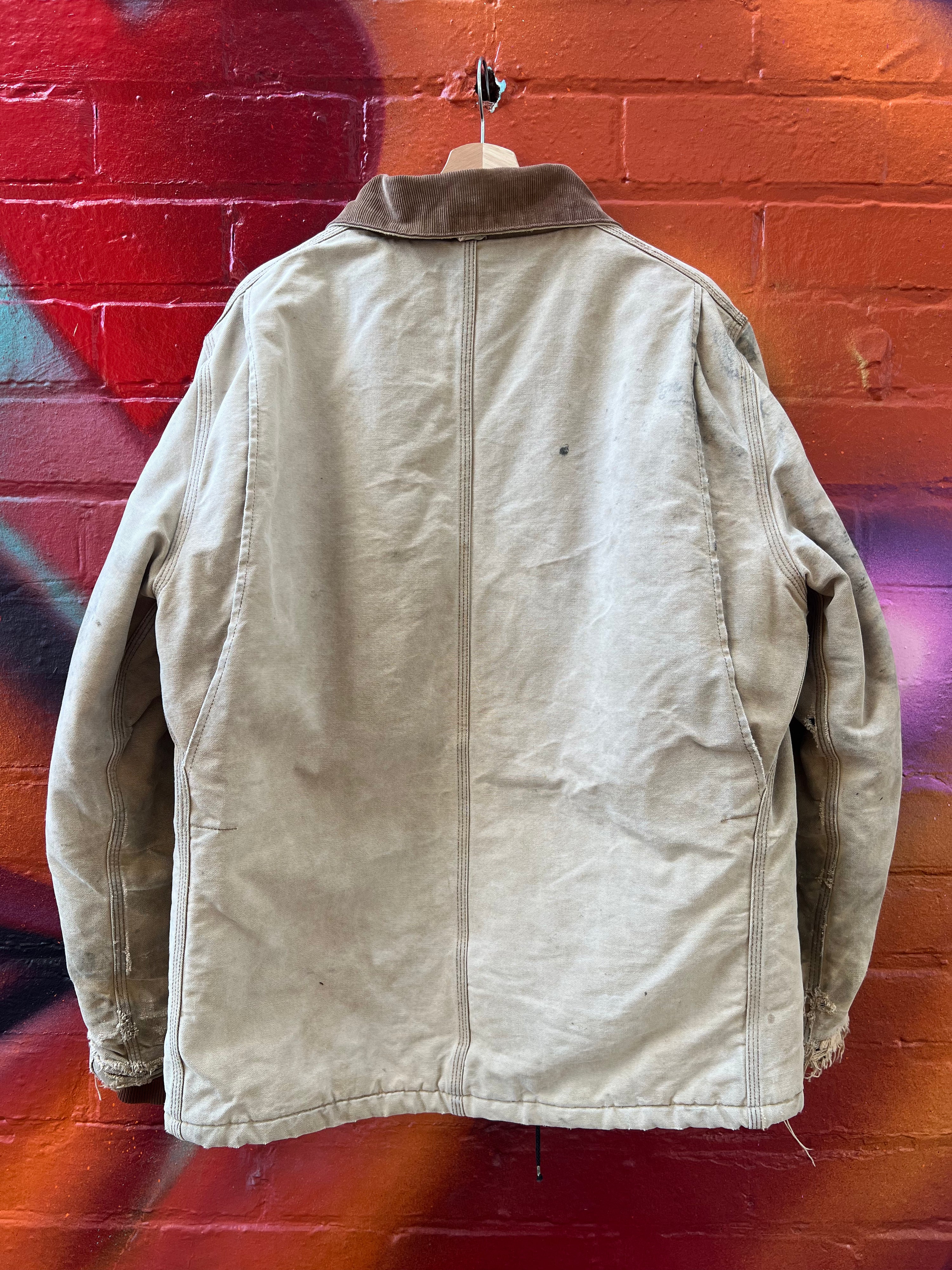 [L/XL] Vintage Carhartt Distressed Arctic Brown Jacket