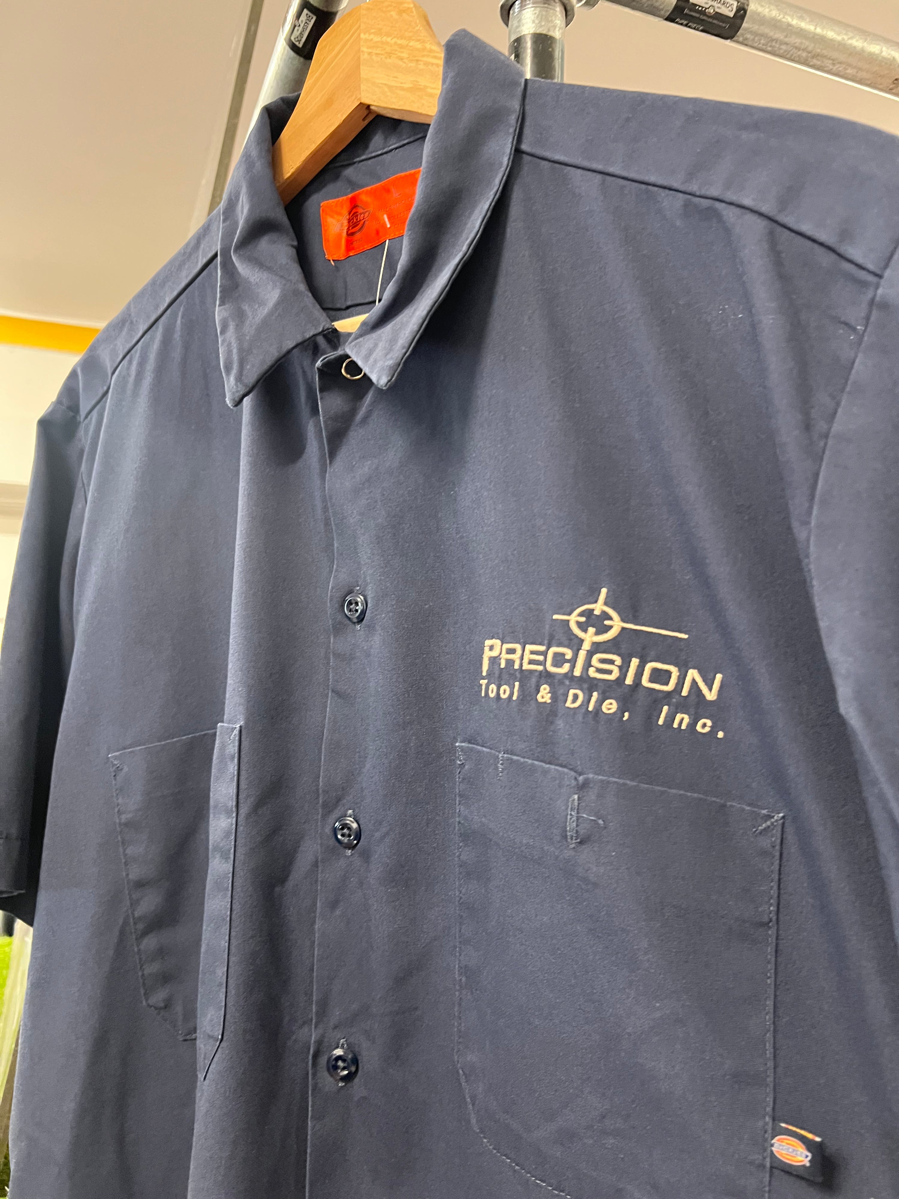 [L] Dickies Precision Tool Inc SS Button Up