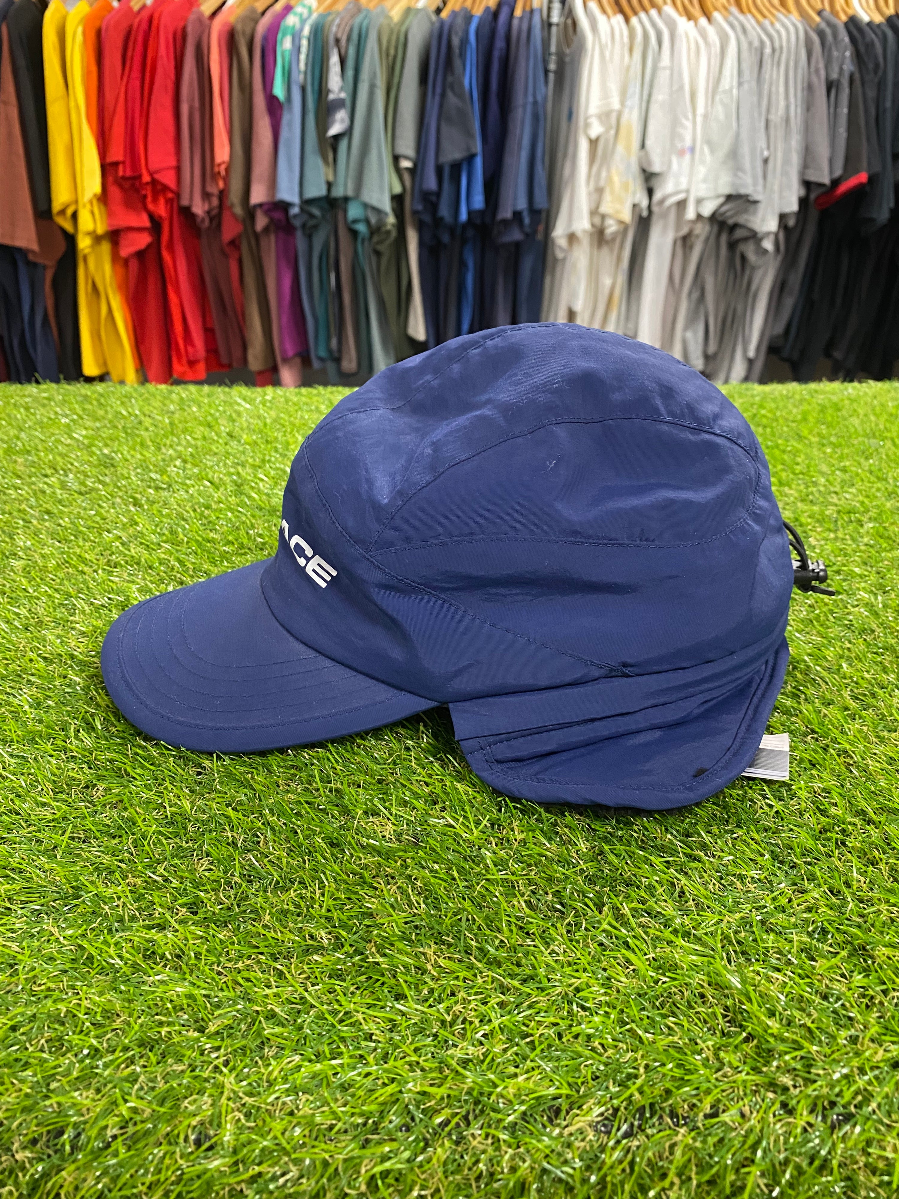 [S/M] Palace Skateboards Micro Earflap Runner Blue Hat