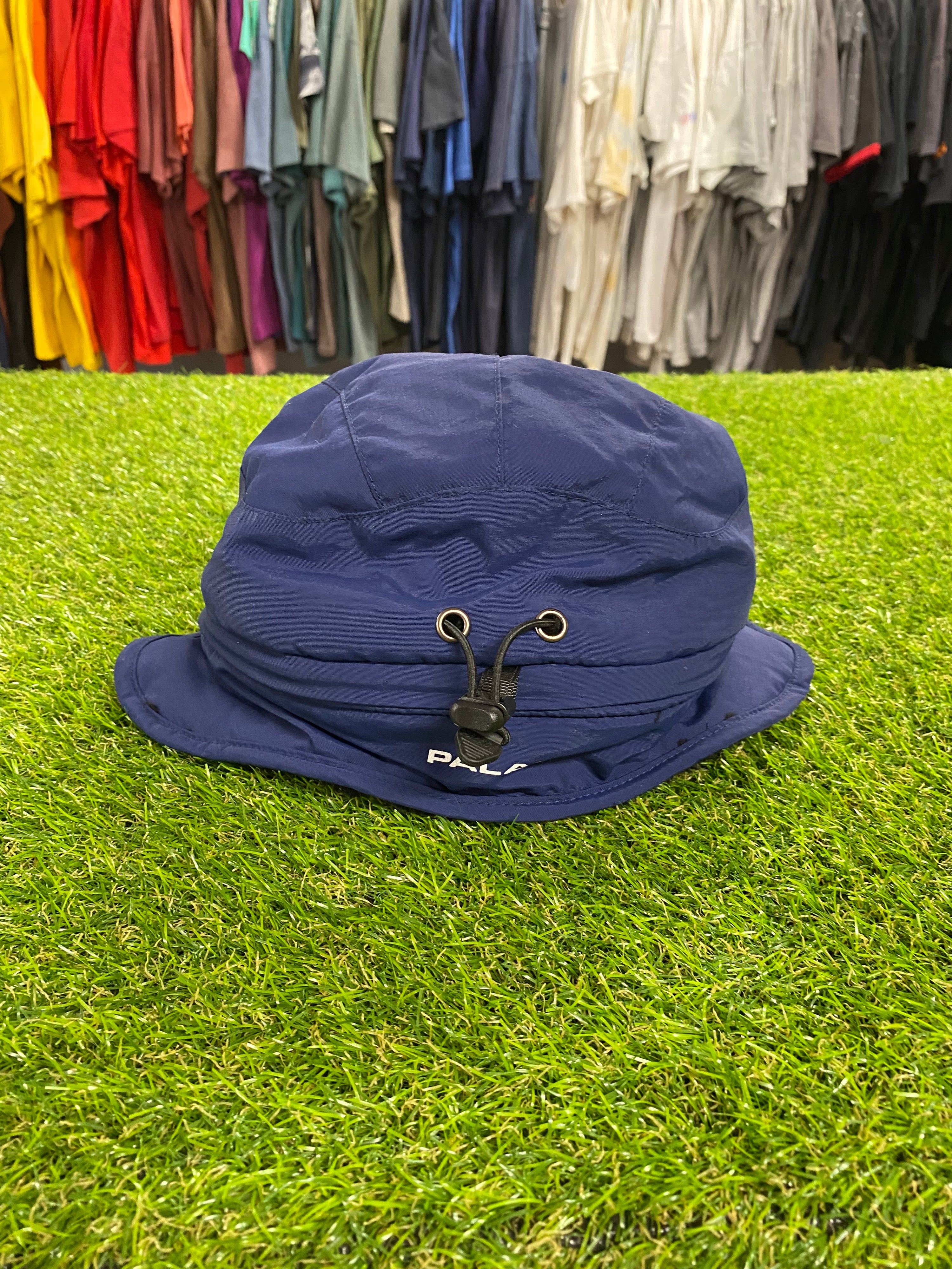 [S/M] Palace Skateboards Micro Earflap Runner Blue Hat