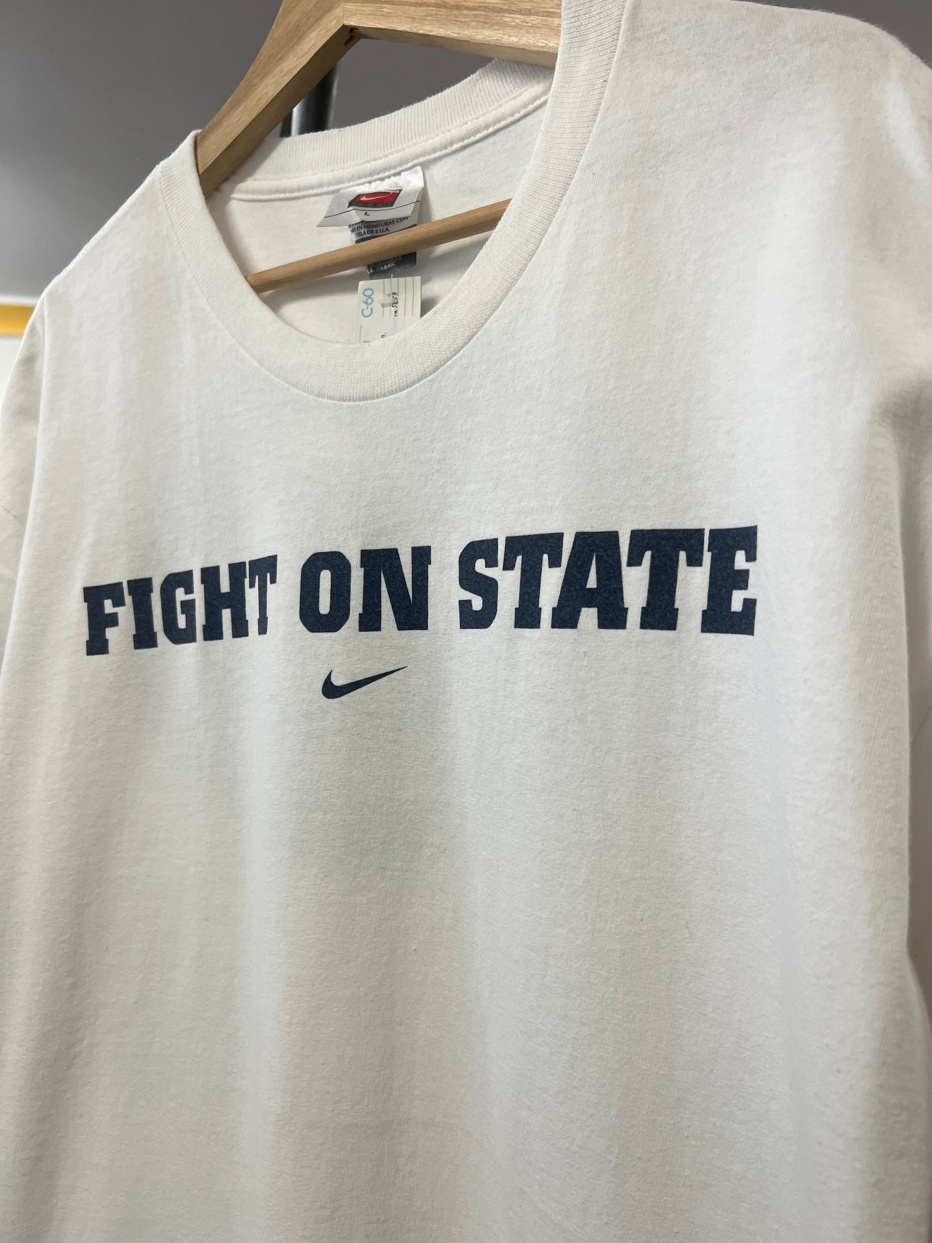 L - Nike Team Fight On State, Penn State DS White Tee