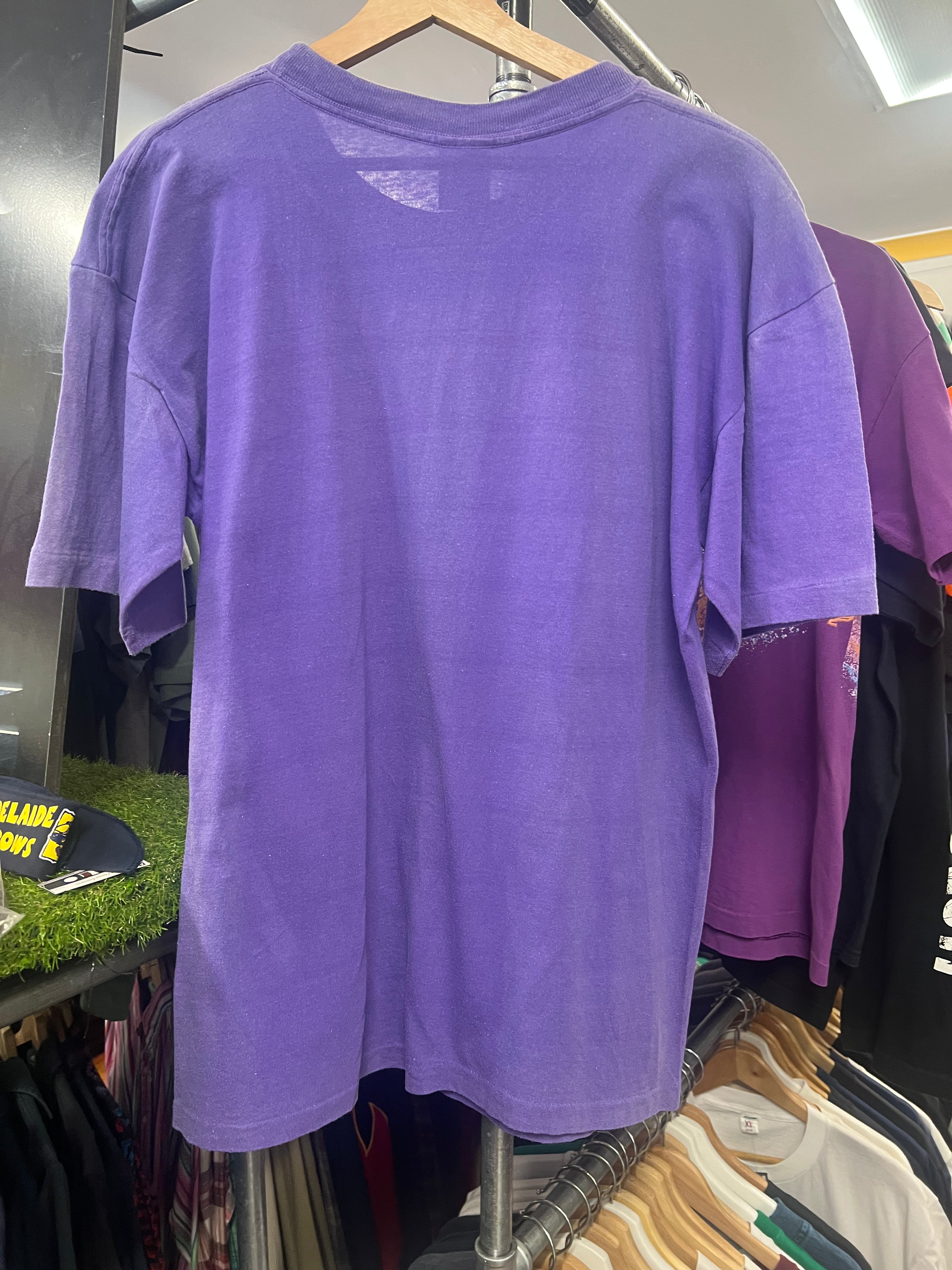 [L] Vintage Florida Yachting Purple Art Tee