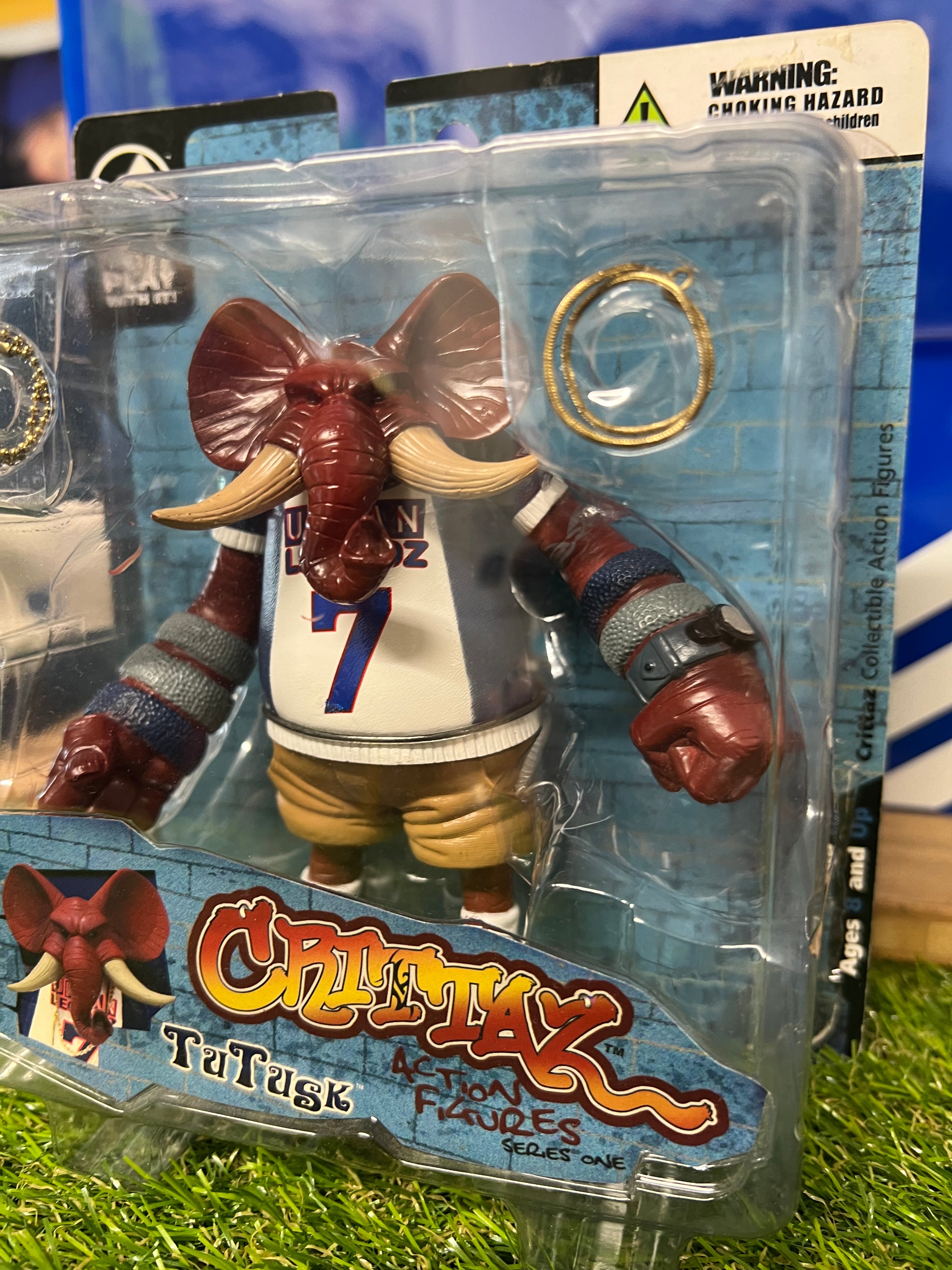 Crittaz Series 1 "Tu Tusk" Action Figure