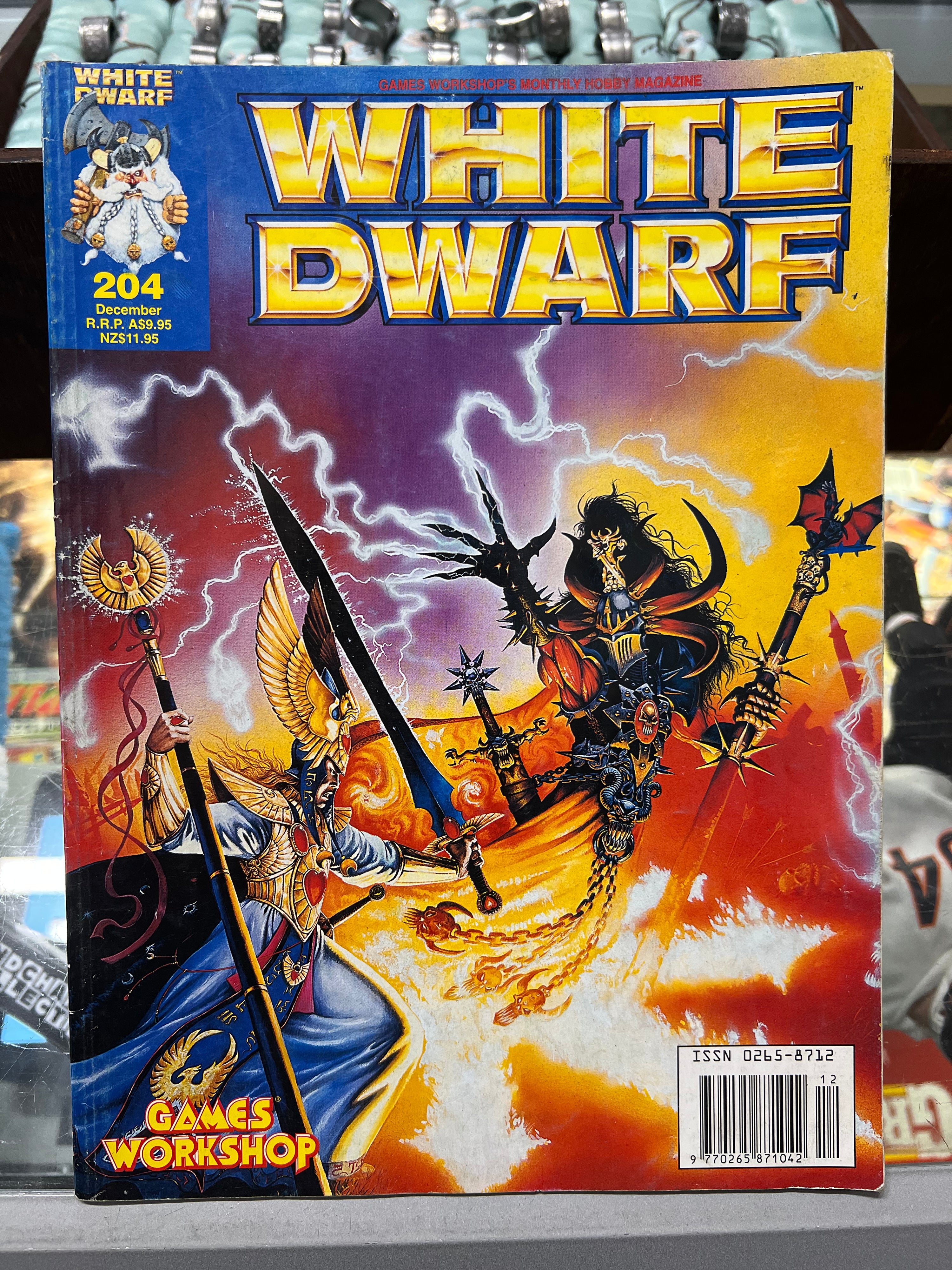 VINTAGE WHITE DWARF WARHAMMER MAGAZINES