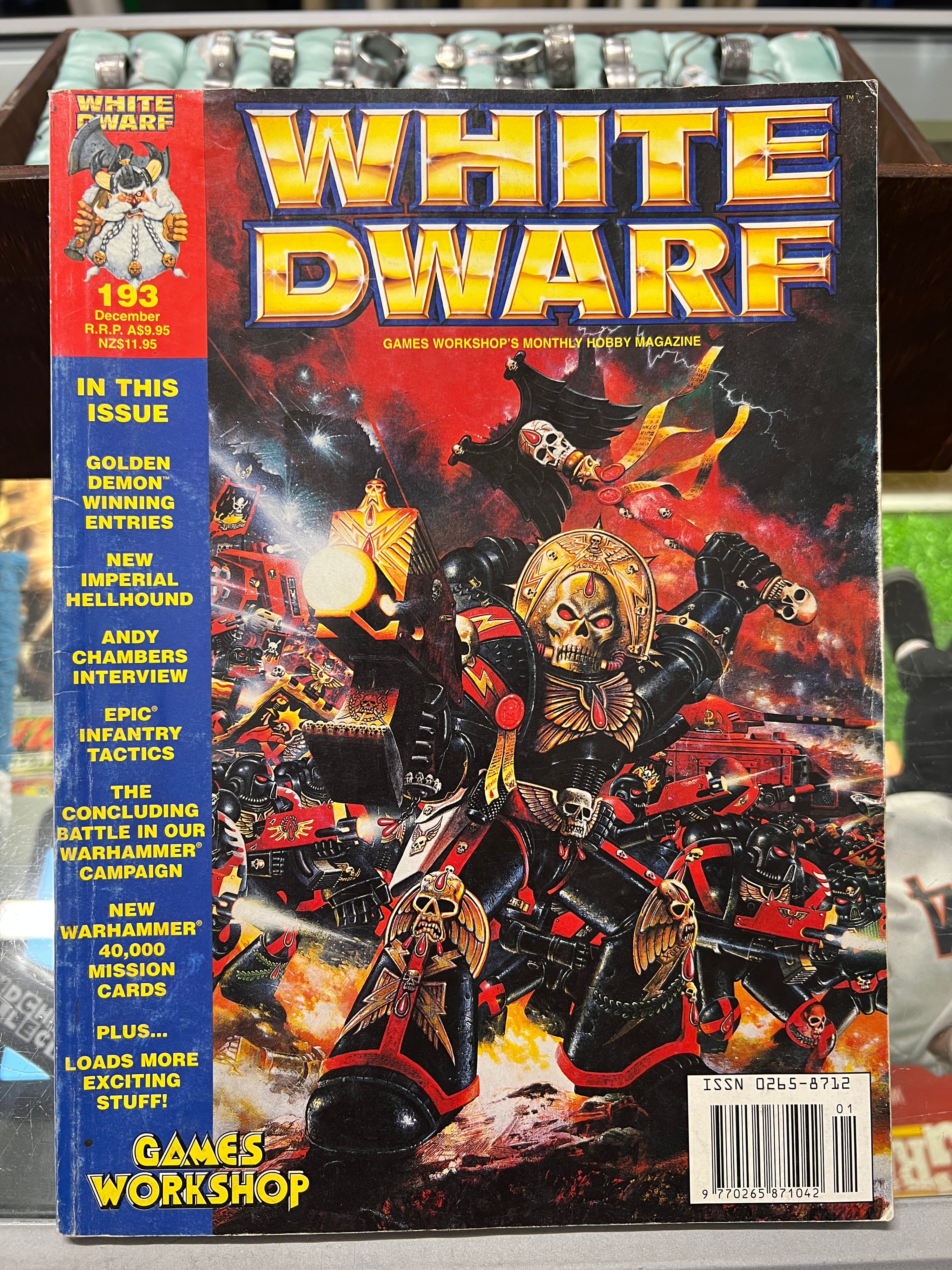 VINTAGE WHITE DWARF WARHAMMER MAGAZINES