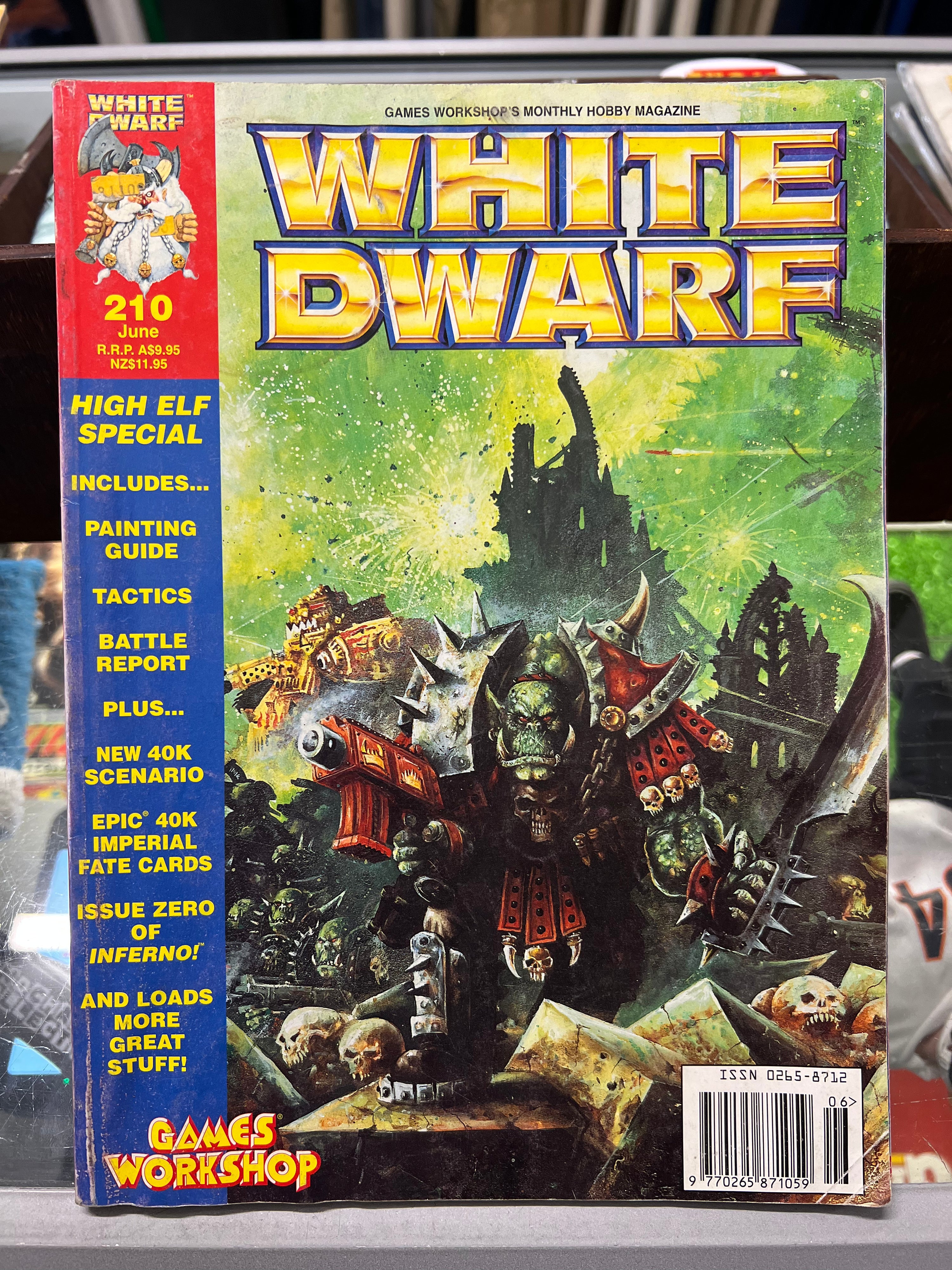VINTAGE WHITE DWARF WARHAMMER MAGAZINES