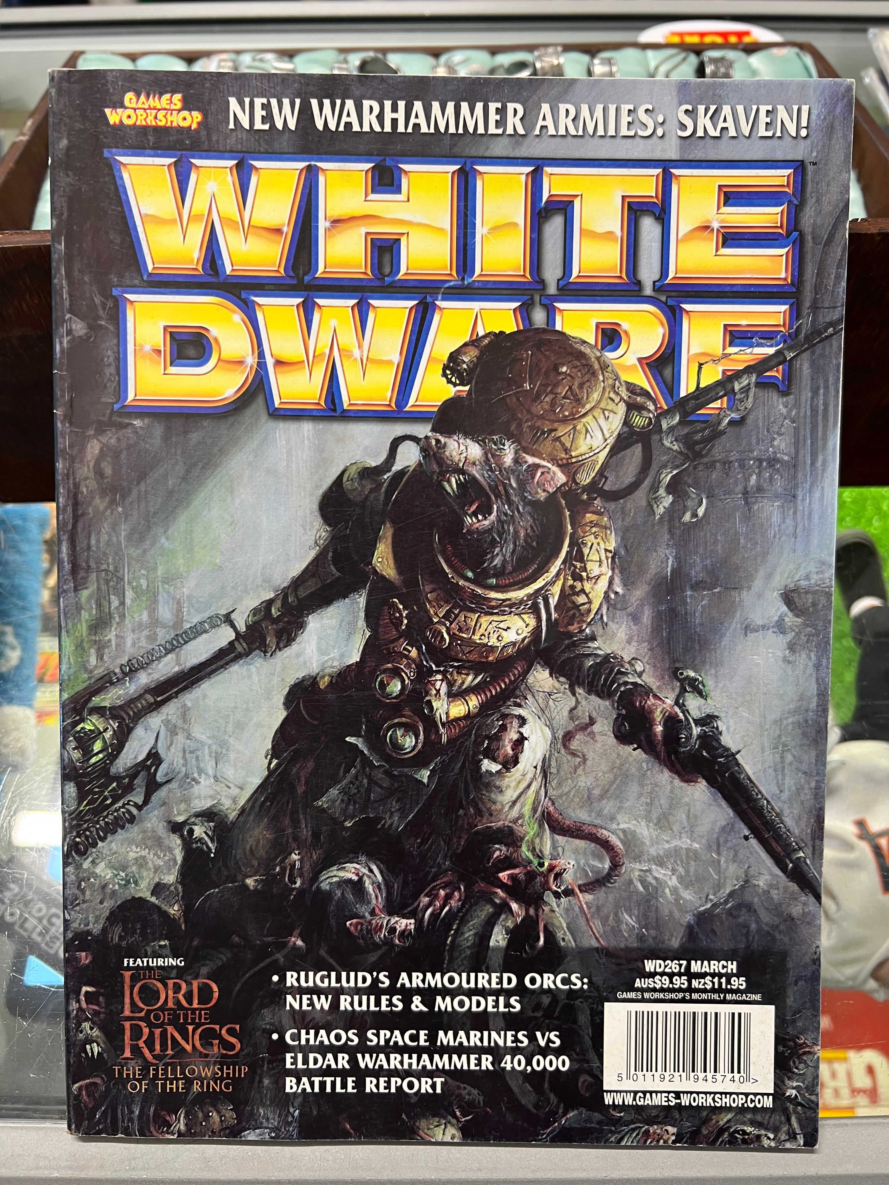 VINTAGE WHITE DWARF WARHAMMER MAGAZINES
