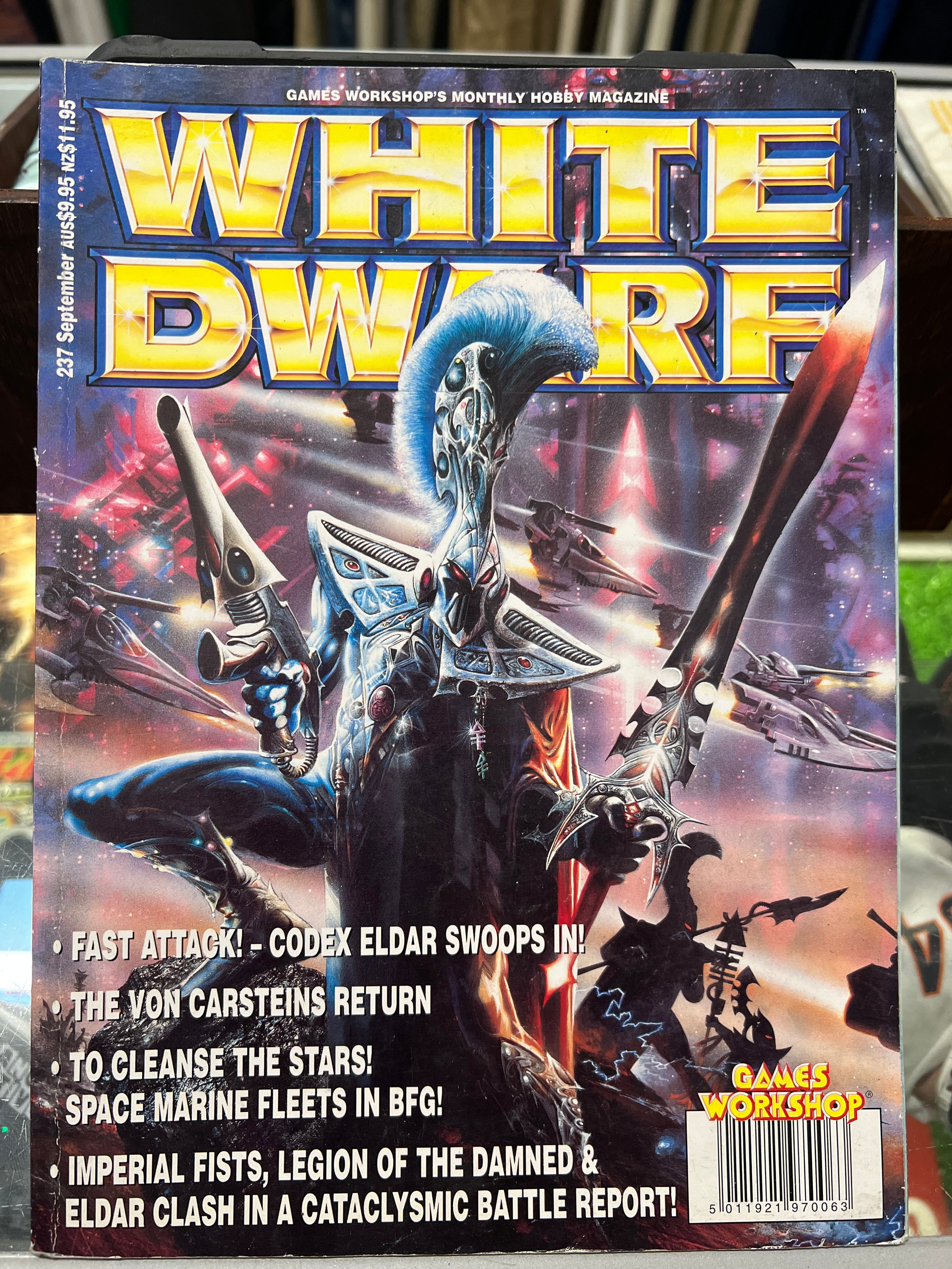 VINTAGE WHITE DWARF WARHAMMER MAGAZINES