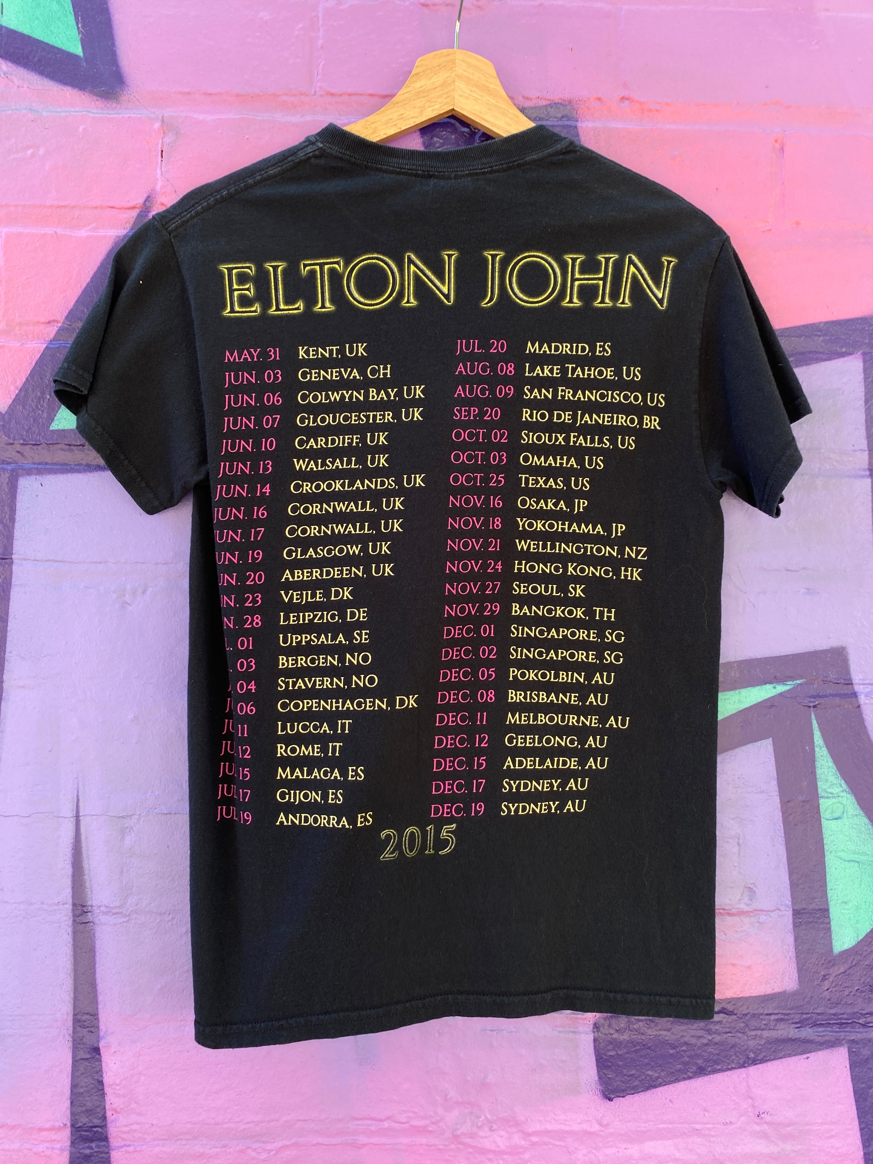 S - 2015 Elton John DS Tour Tee