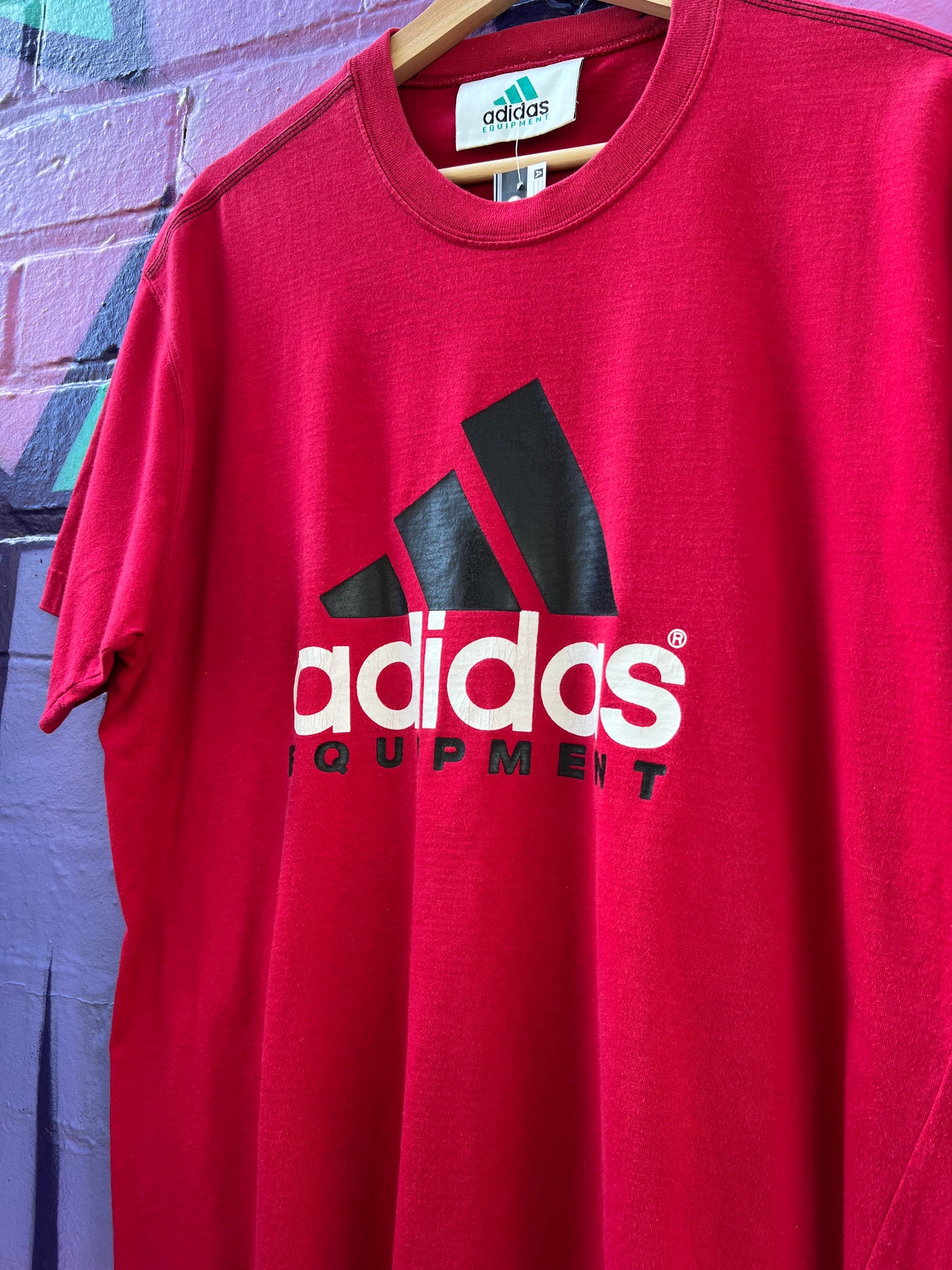 M - Adidas Equipment Big Logo Red