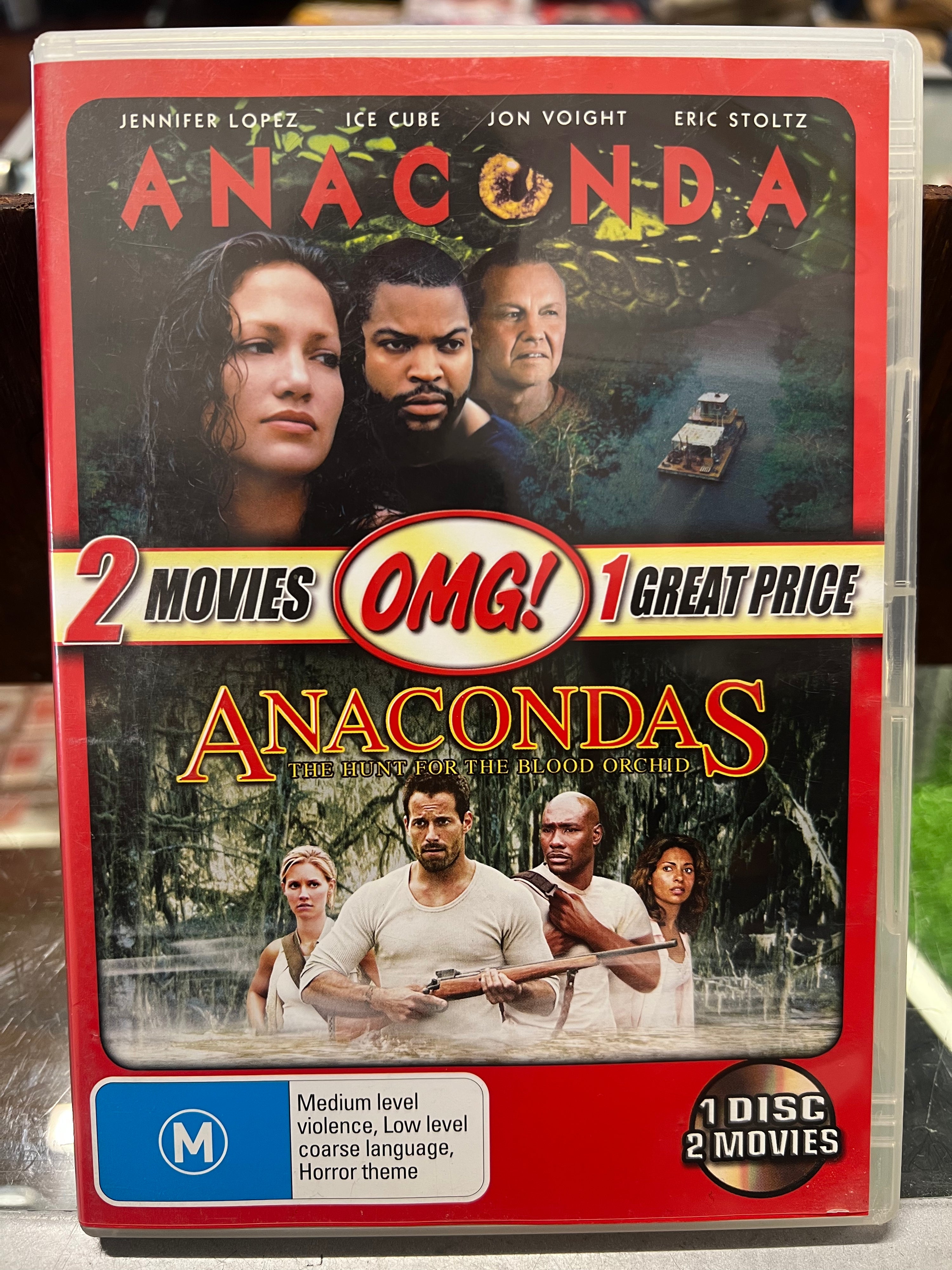 Anaconda 1 + 2 DVD