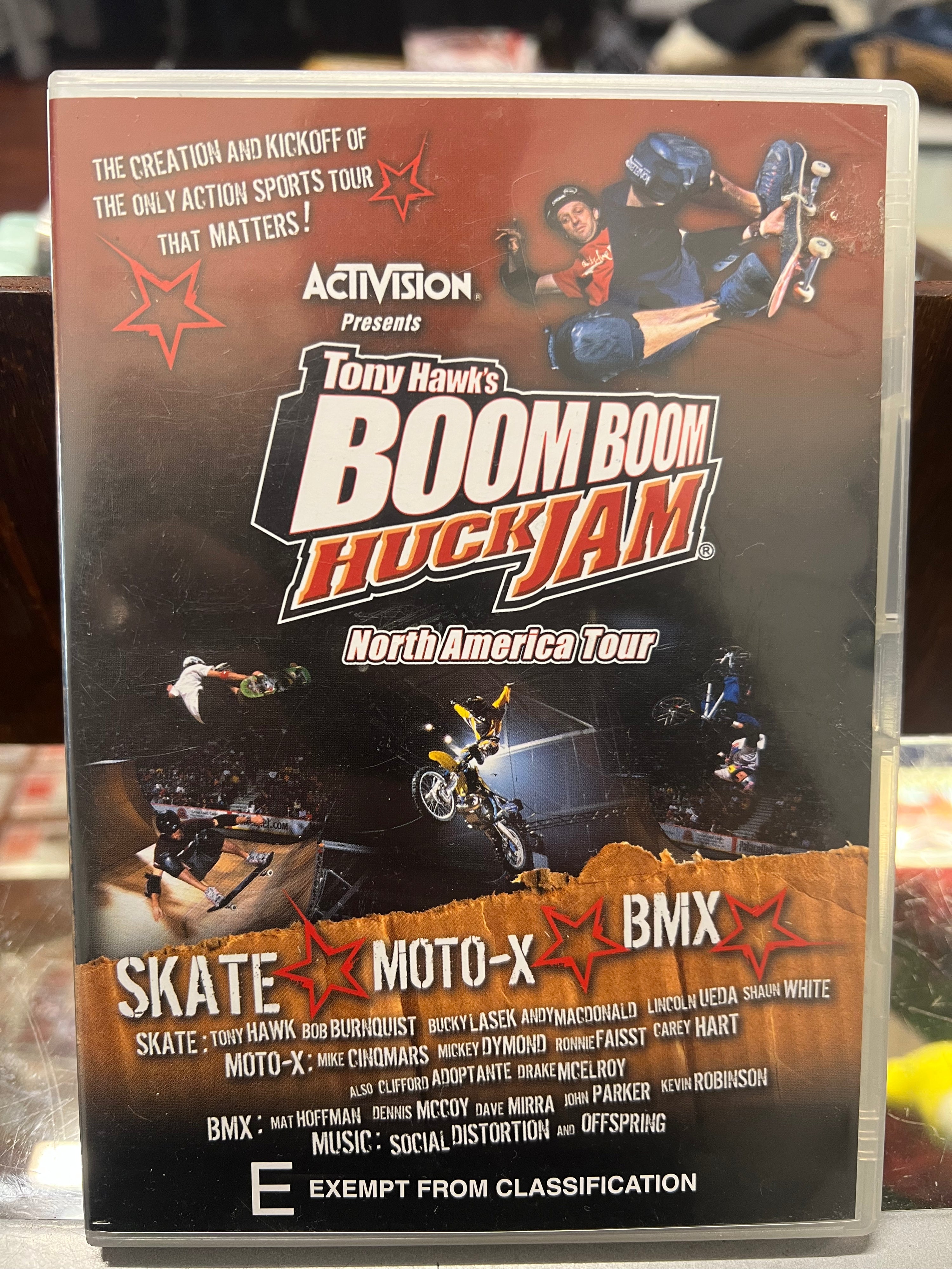 Tony Hawks Boomboom Huck Jam DVD