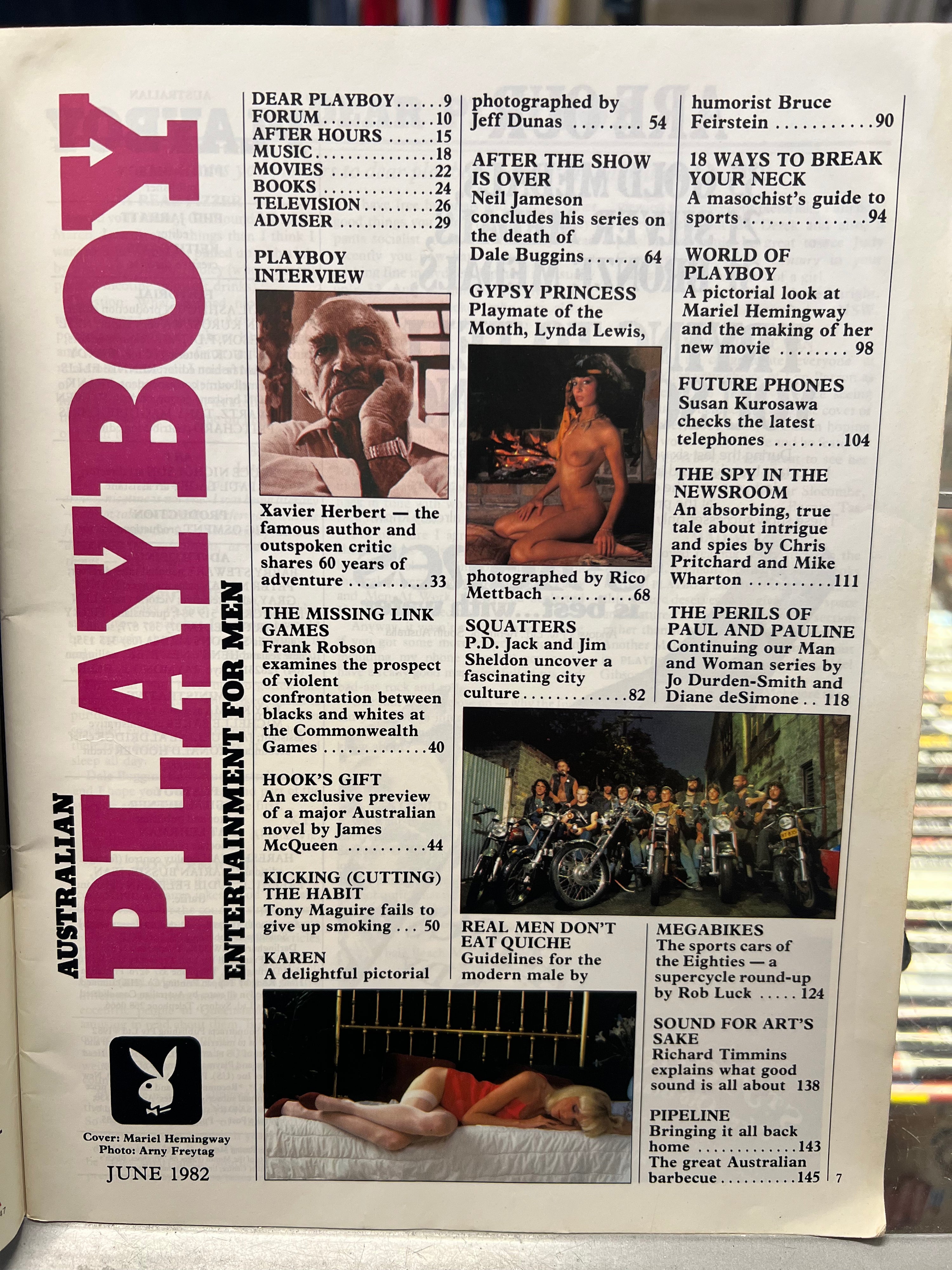 June 1982 Playboy Magazine