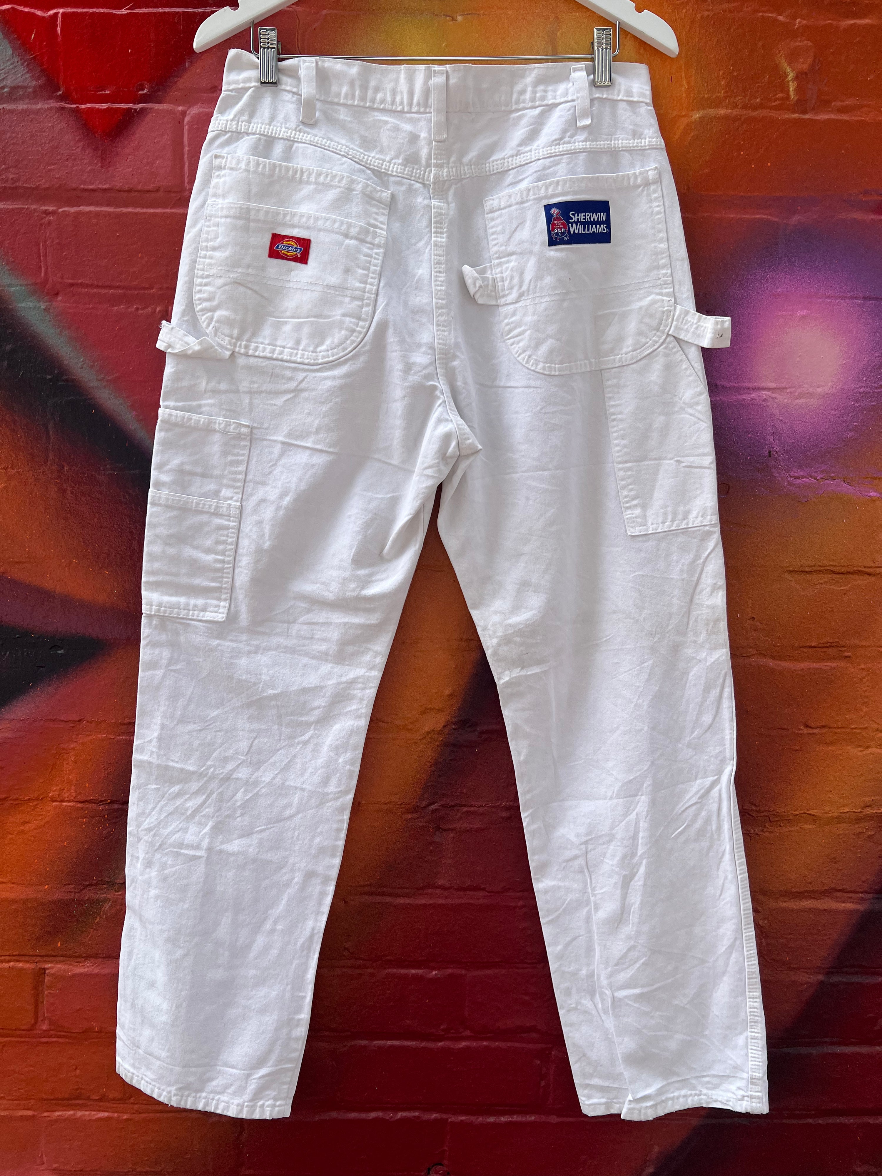 [34] Dickies x Sherwin Williams White Painters Pants 34x34