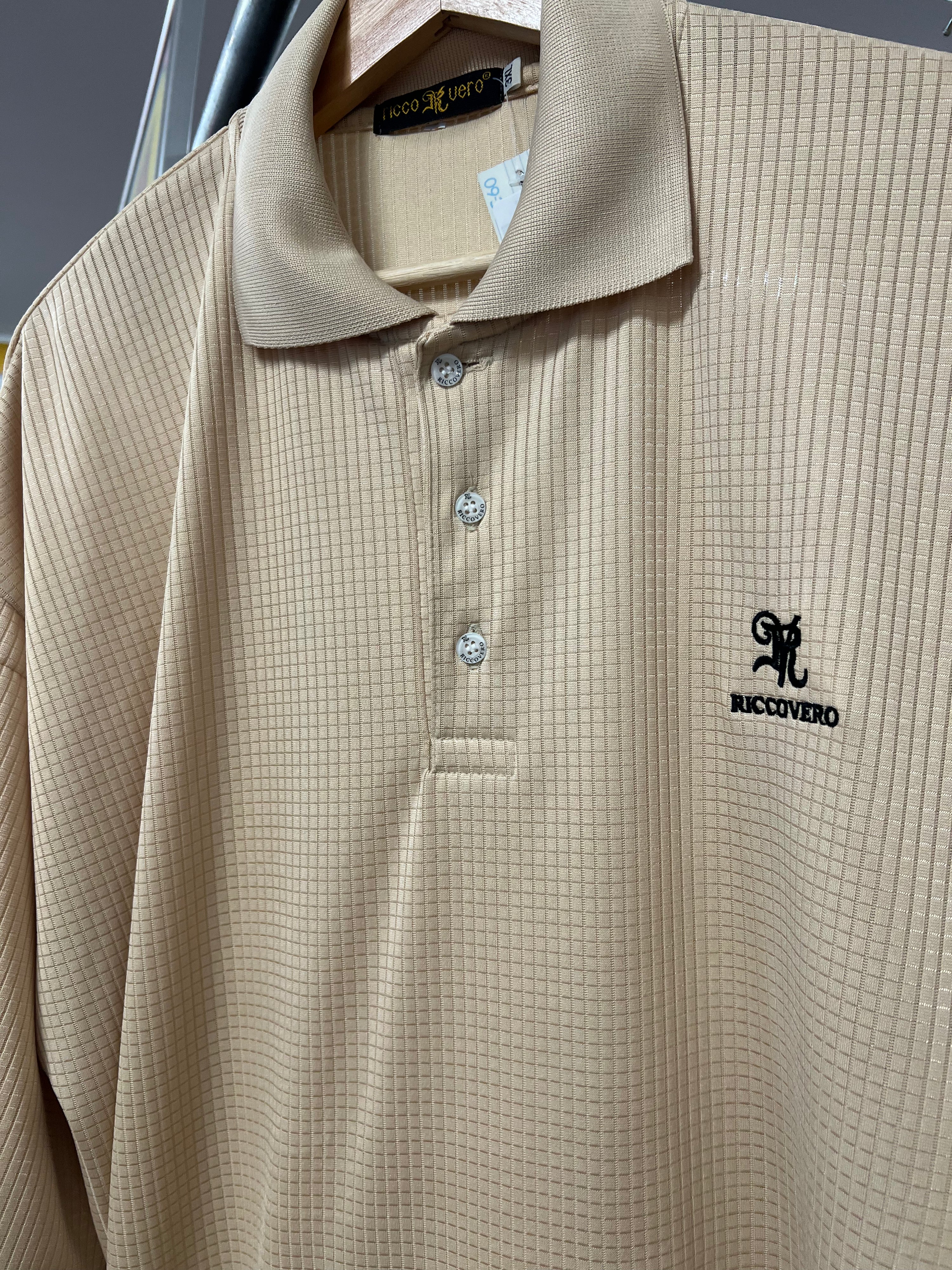 3XL - Riccovero Tan Square Polo