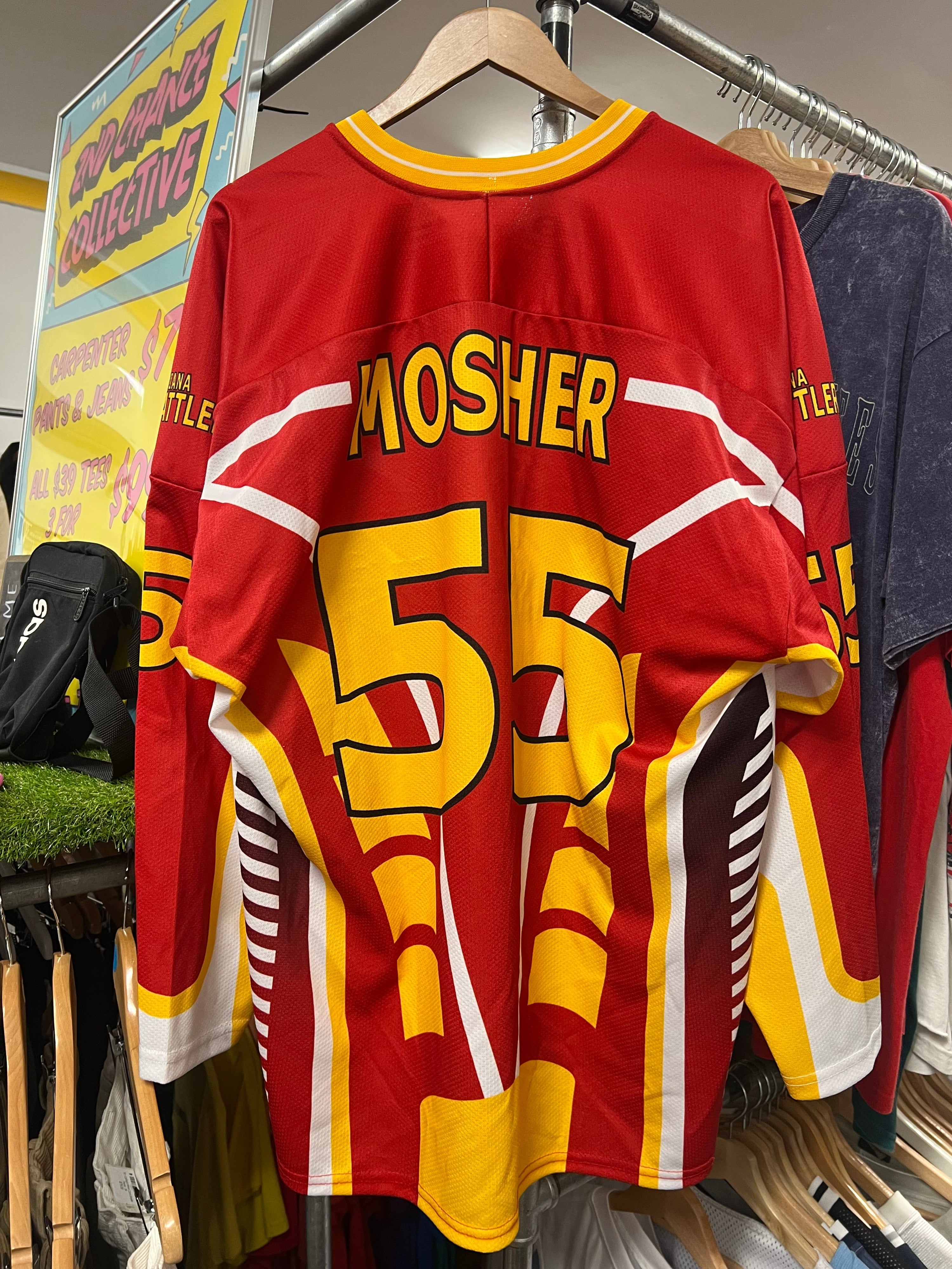 XL - Indiana Rattlers #55 Mosher Jersey