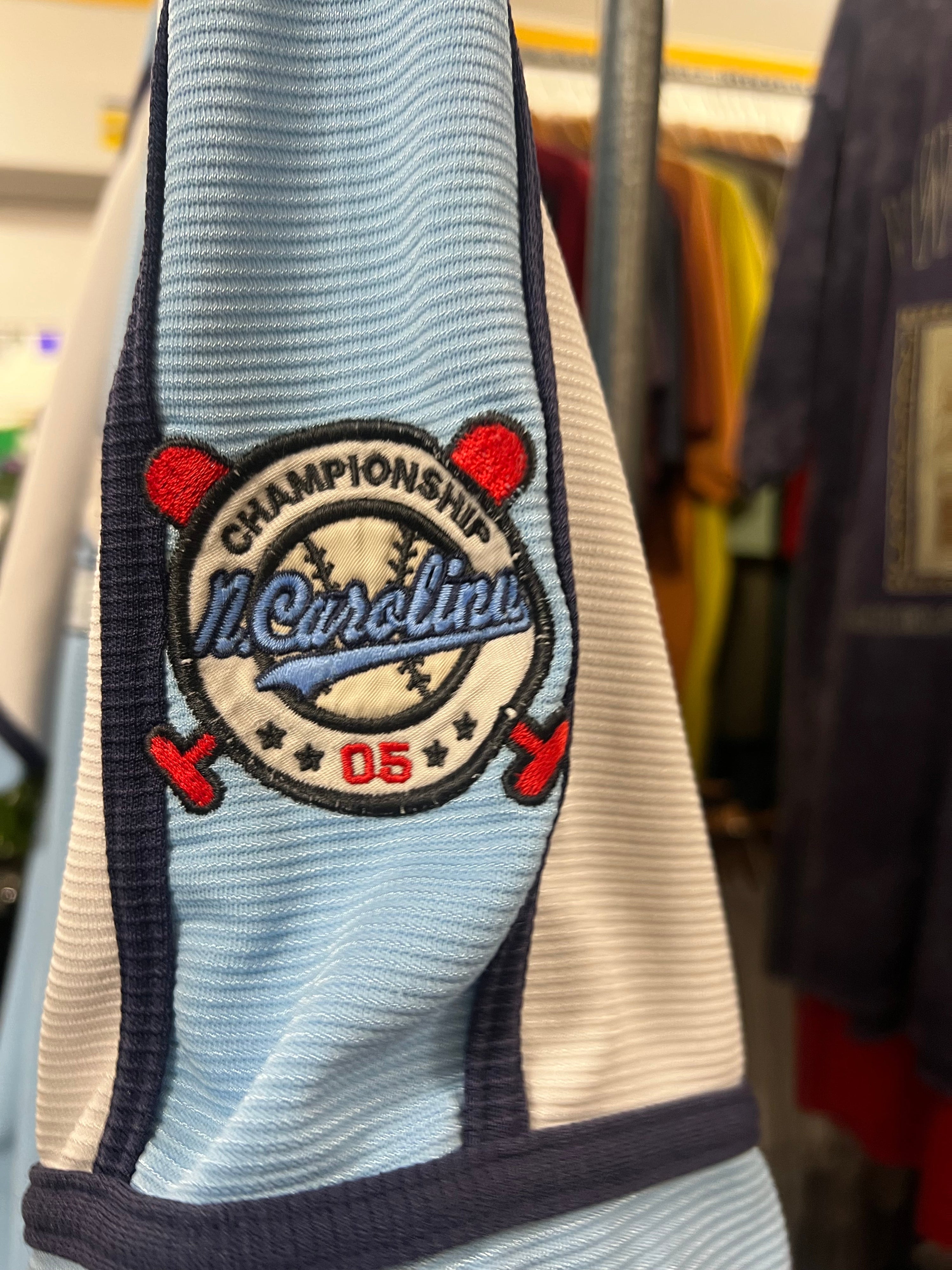 XL - North Carolina 2005 Championship Baseball Jersey