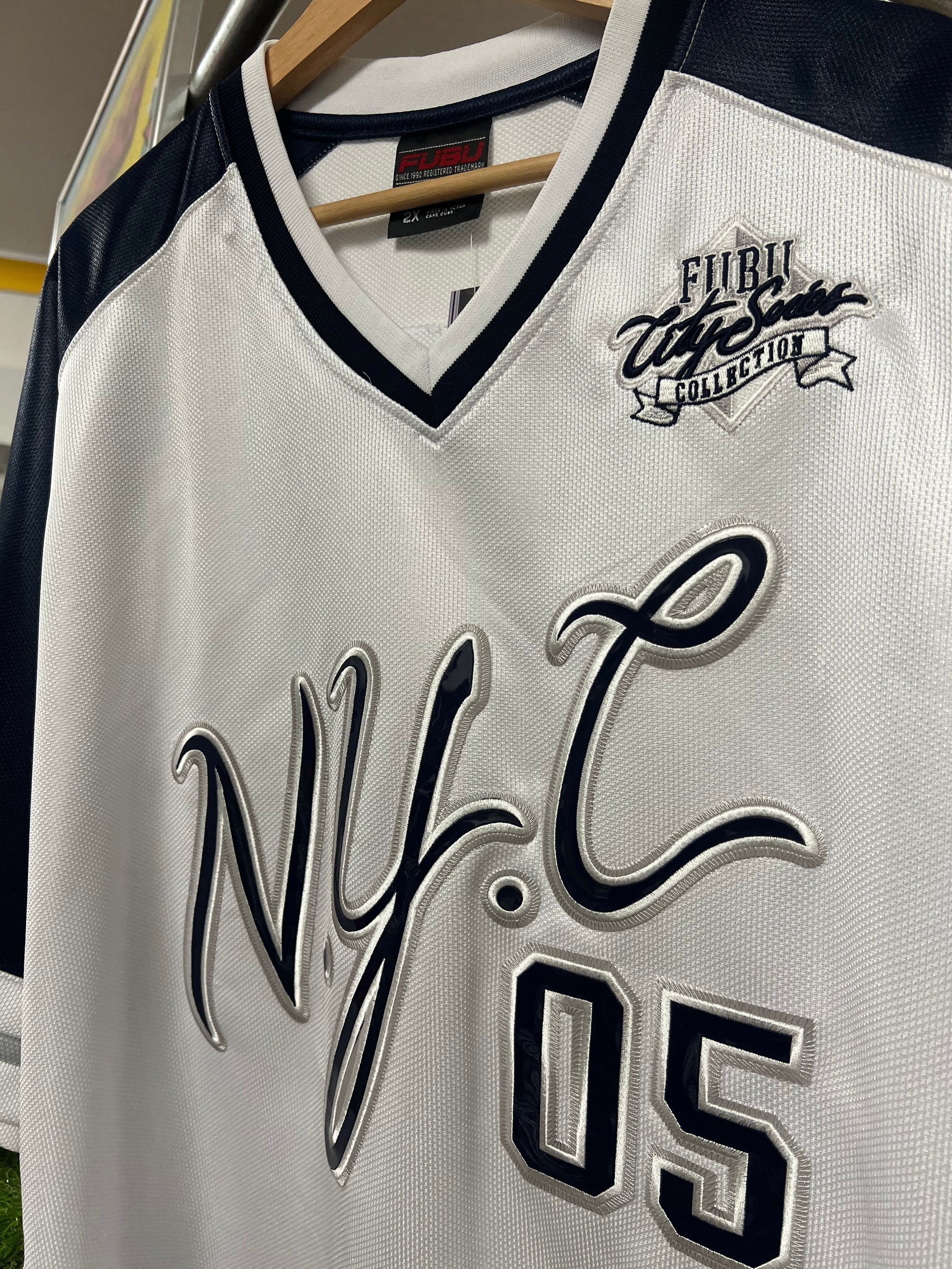 2XL - 2000s FUBU NYC City Series Collection Premium Jersey