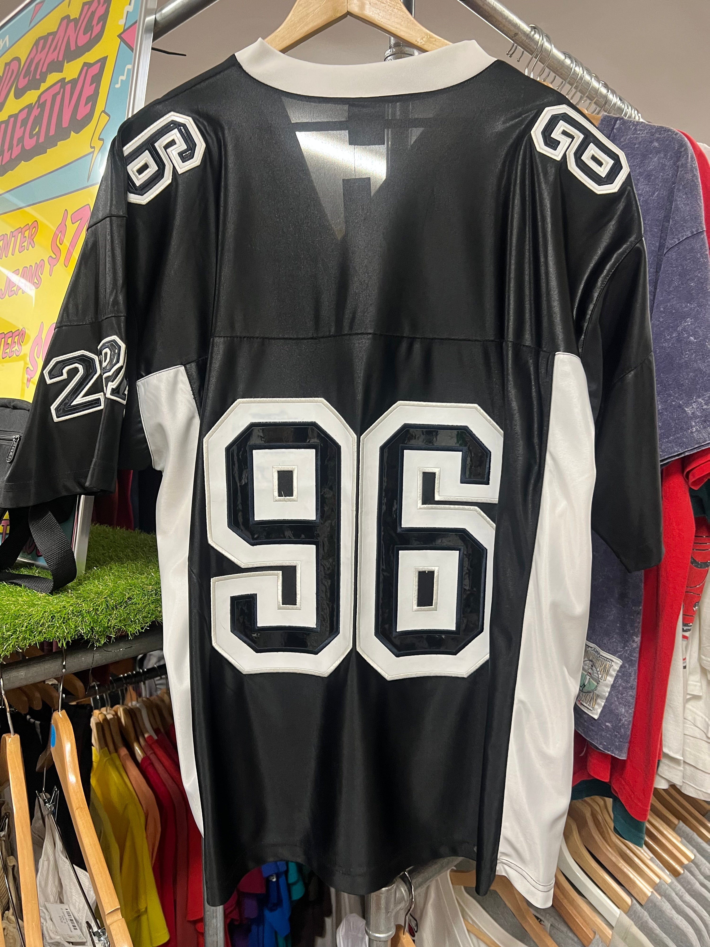 2XL - 2Pac #96 Black/White Jersey