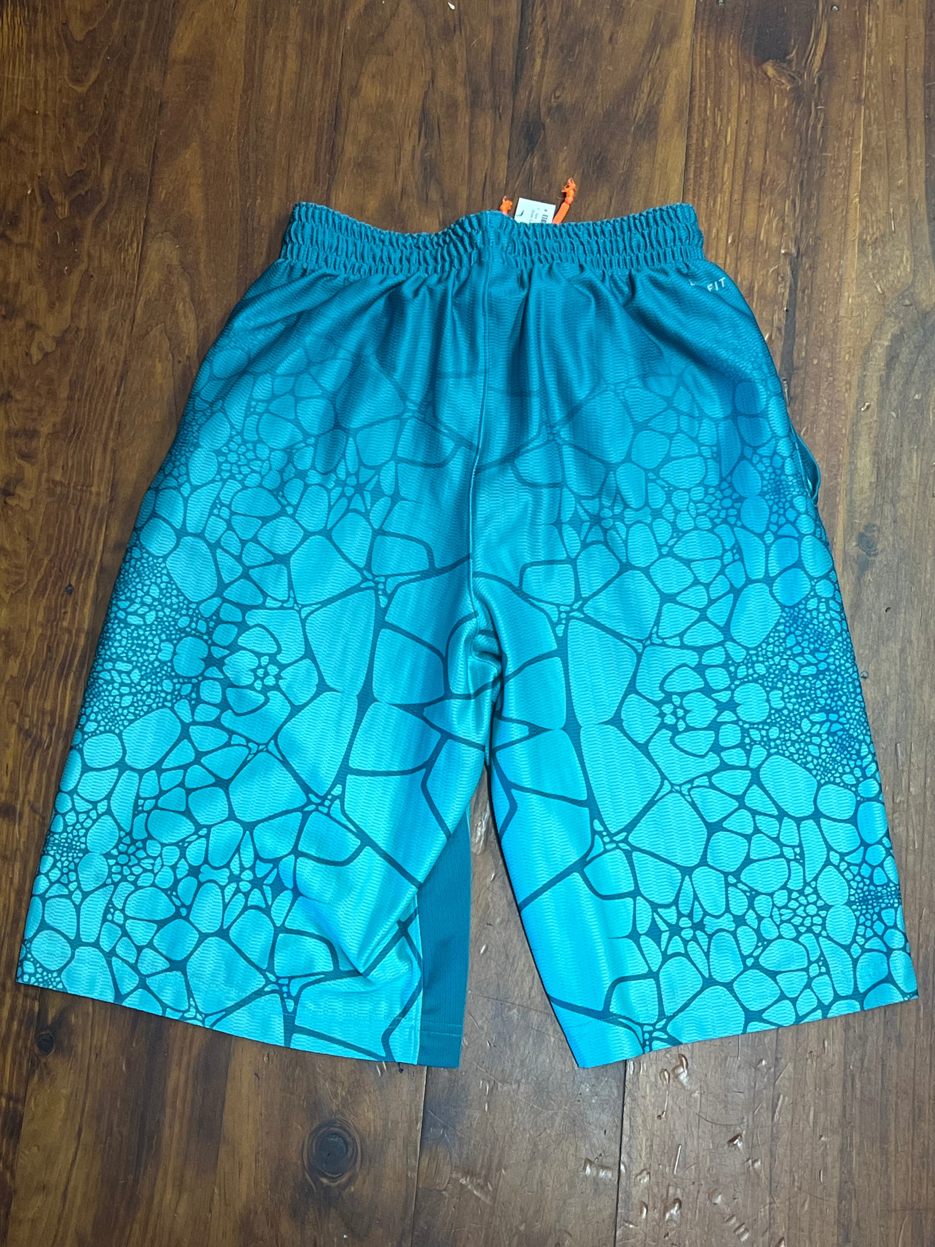 S - Nike x Lebron James Green Water Basketball Shorts