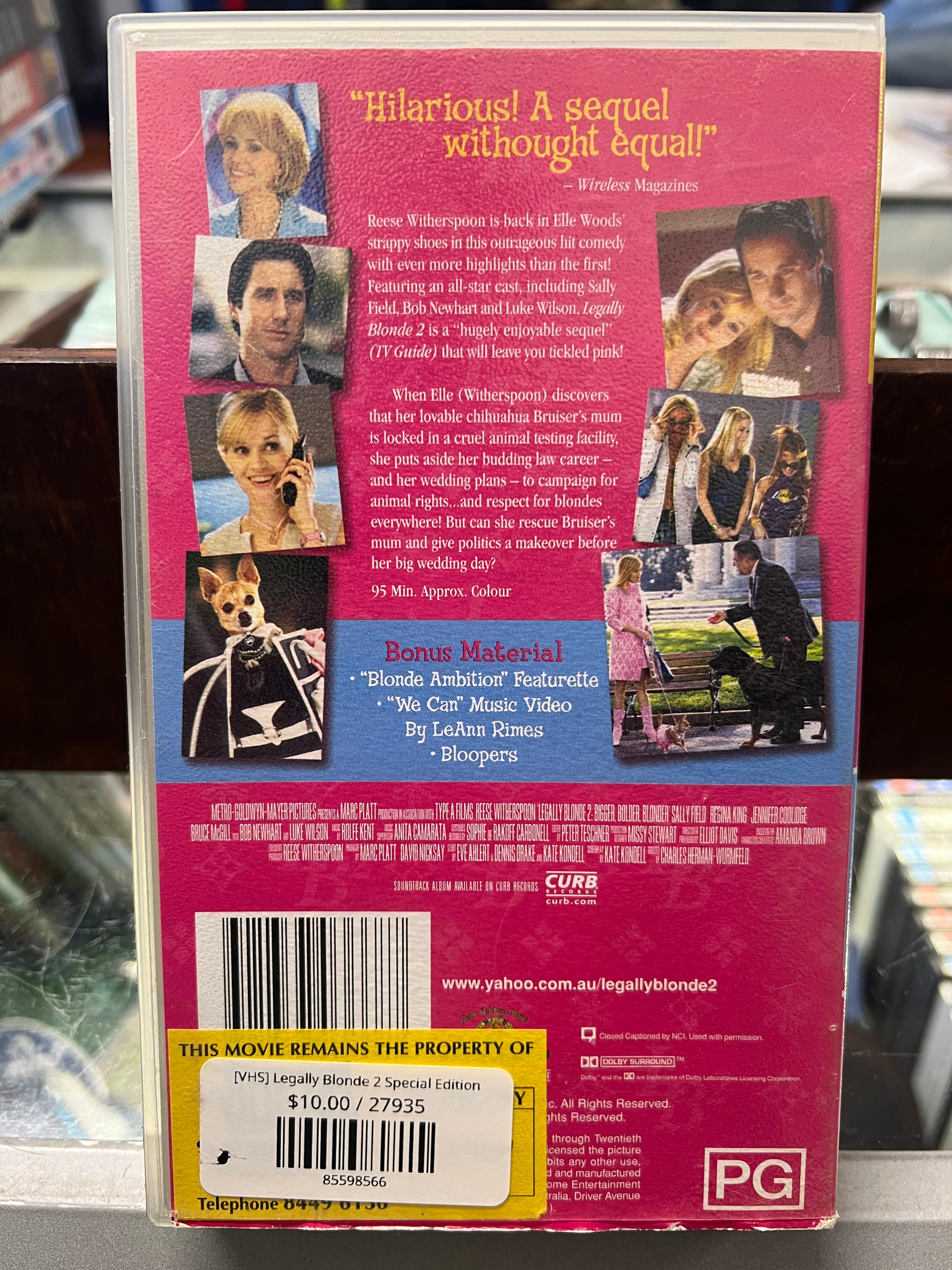 [VHS] Legally Blonde 2 Special Edition