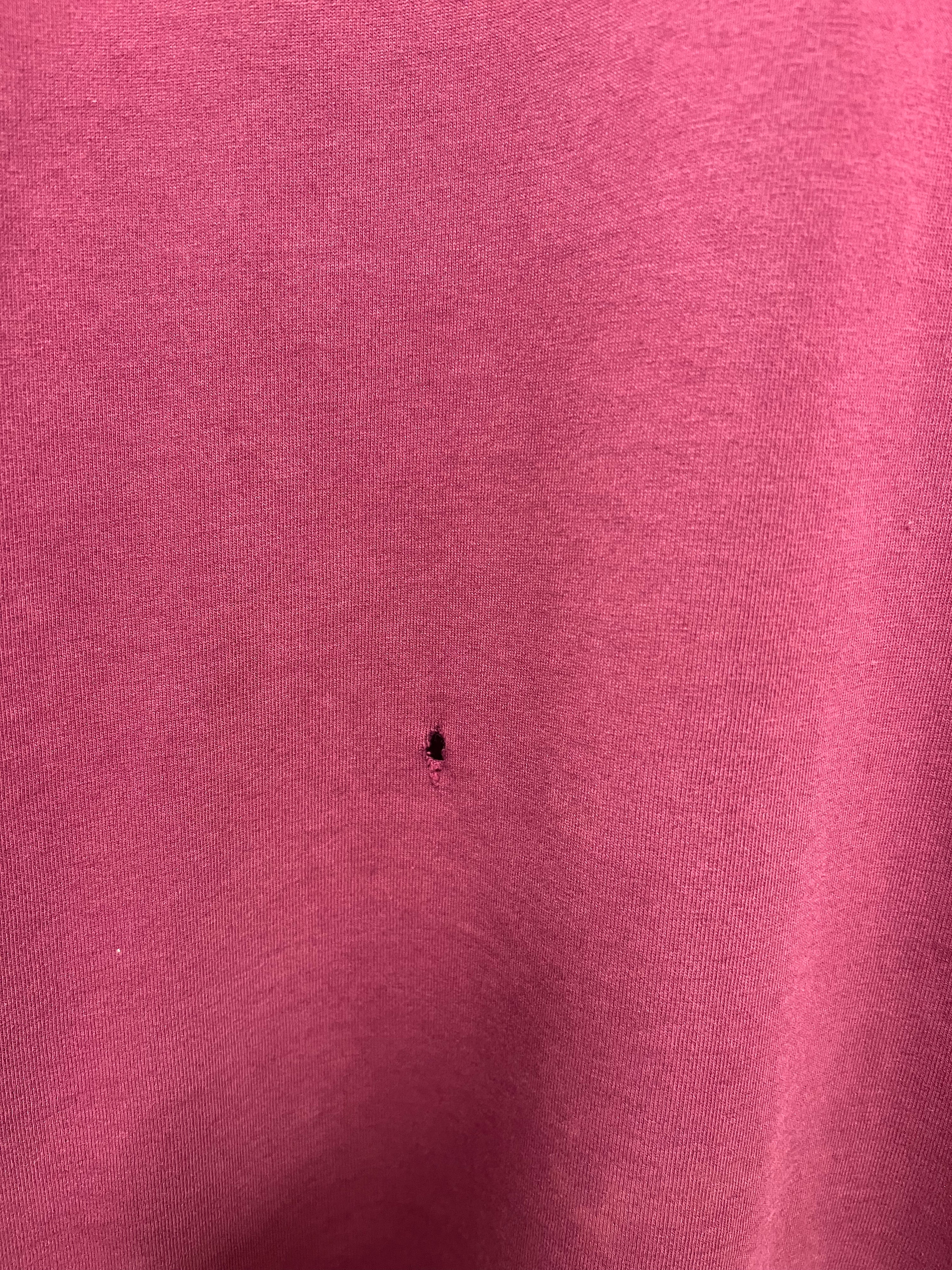 L - 1990s Quiksilver Maroon Tee - Collar Hit