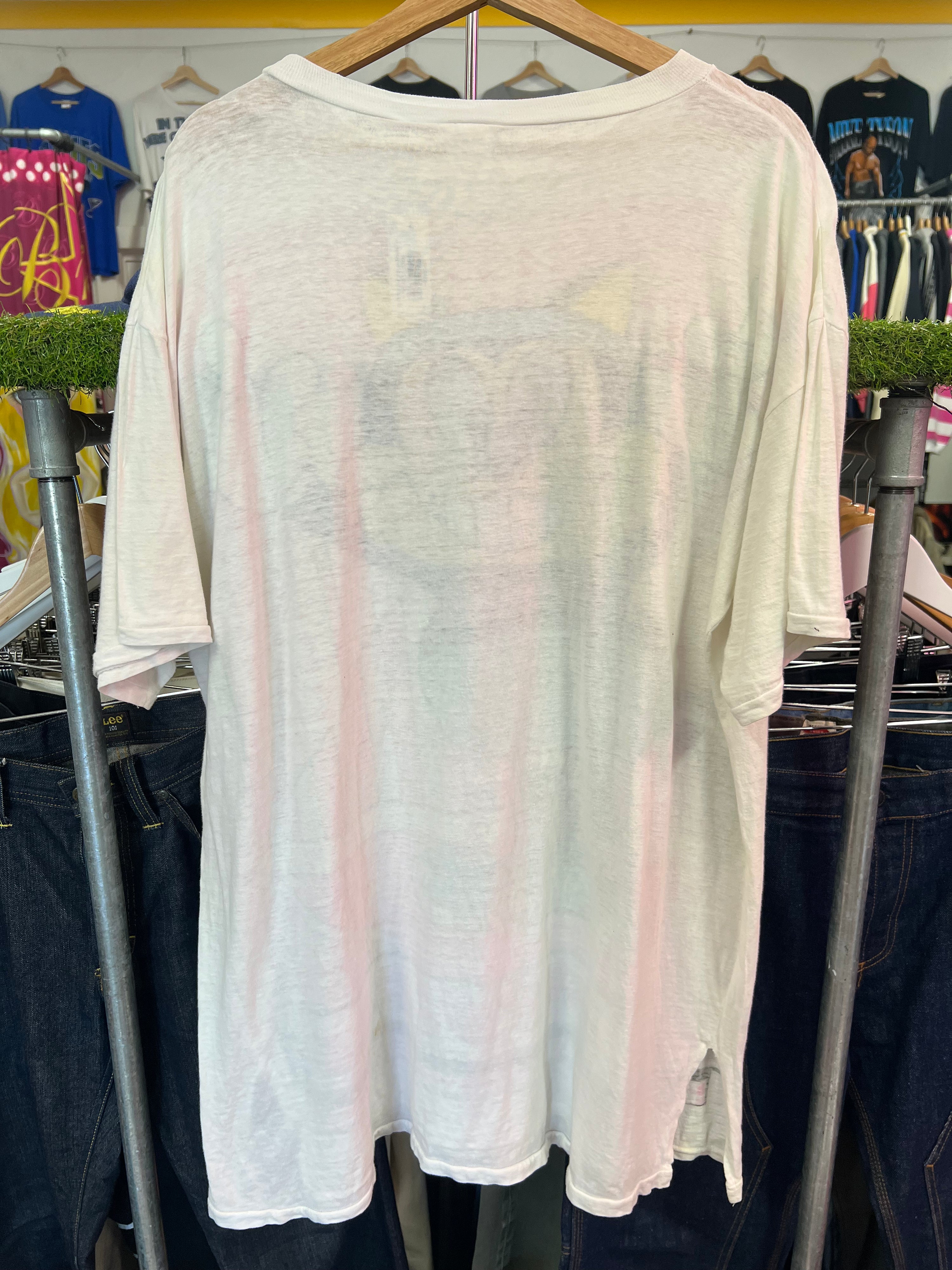 XL - 1980s Get Physical Fitness Cat Tshirt