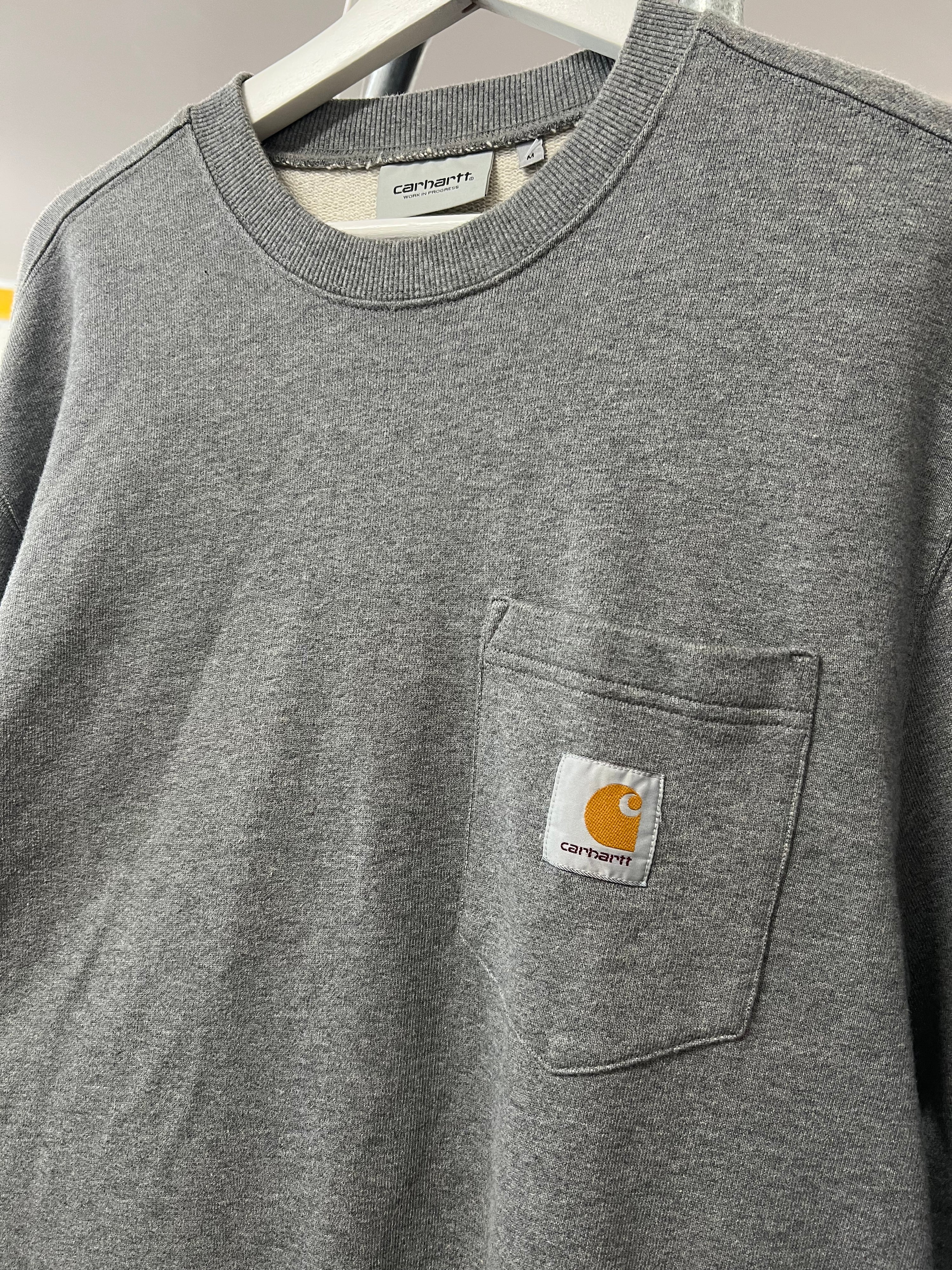 M - Carhartt WIP Grey Pocket Jumper