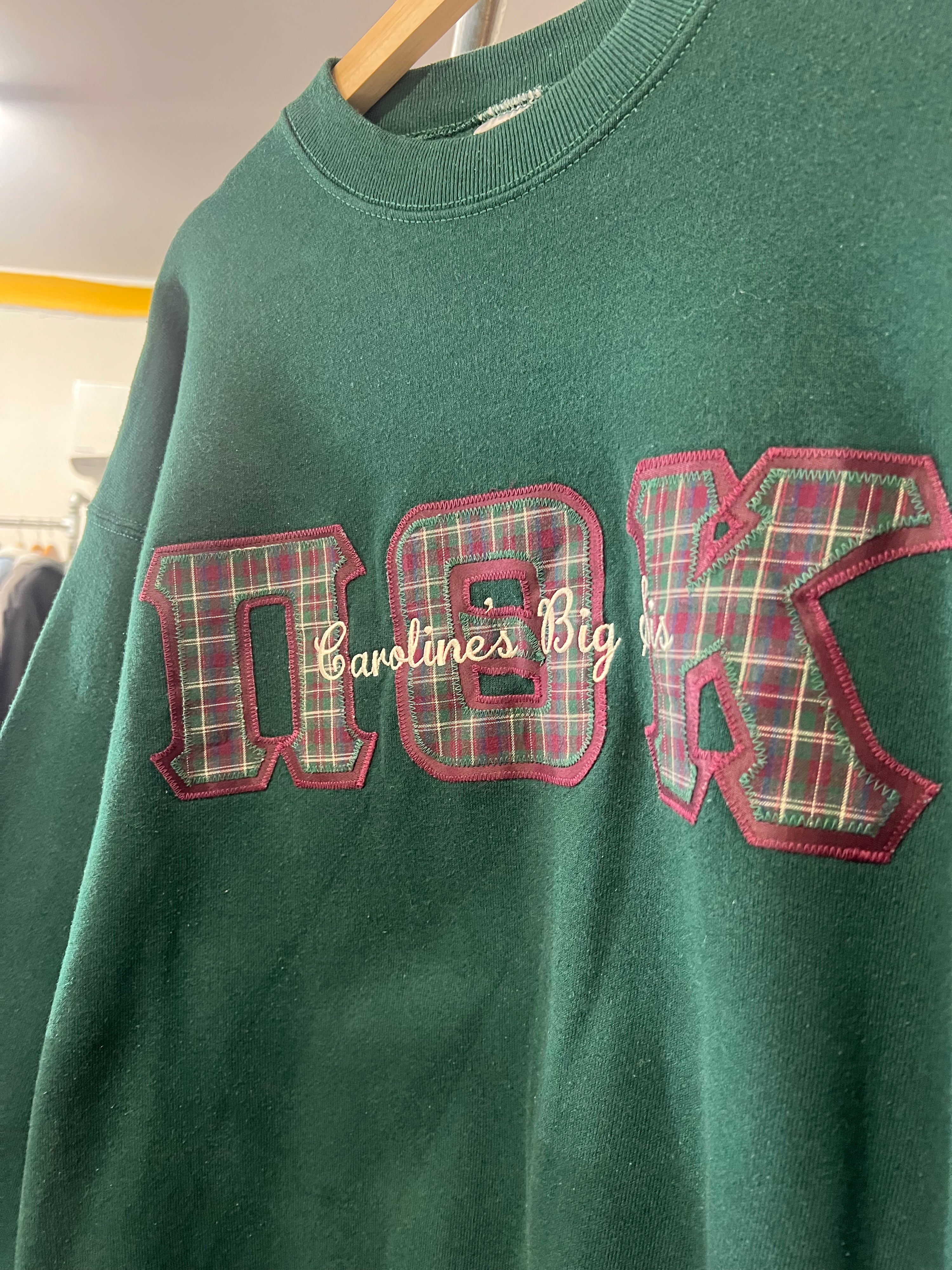 [XL] Patched Caroline's Big Sis Green Jumper
