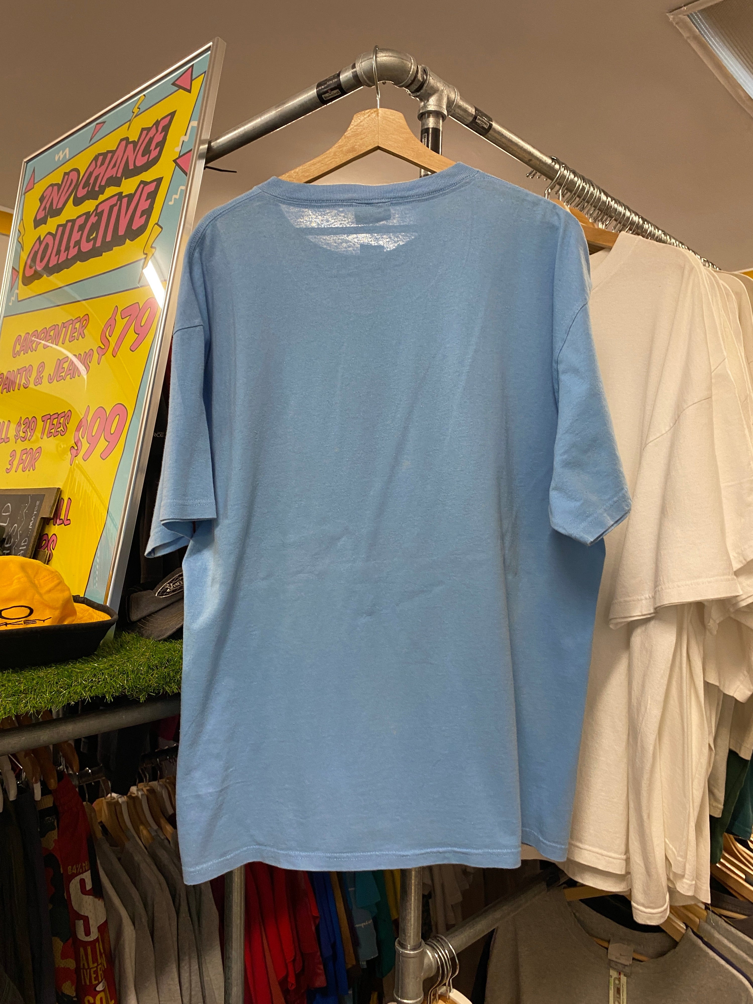 2XL - Nike Tennis Play Loud Light Blue Tee