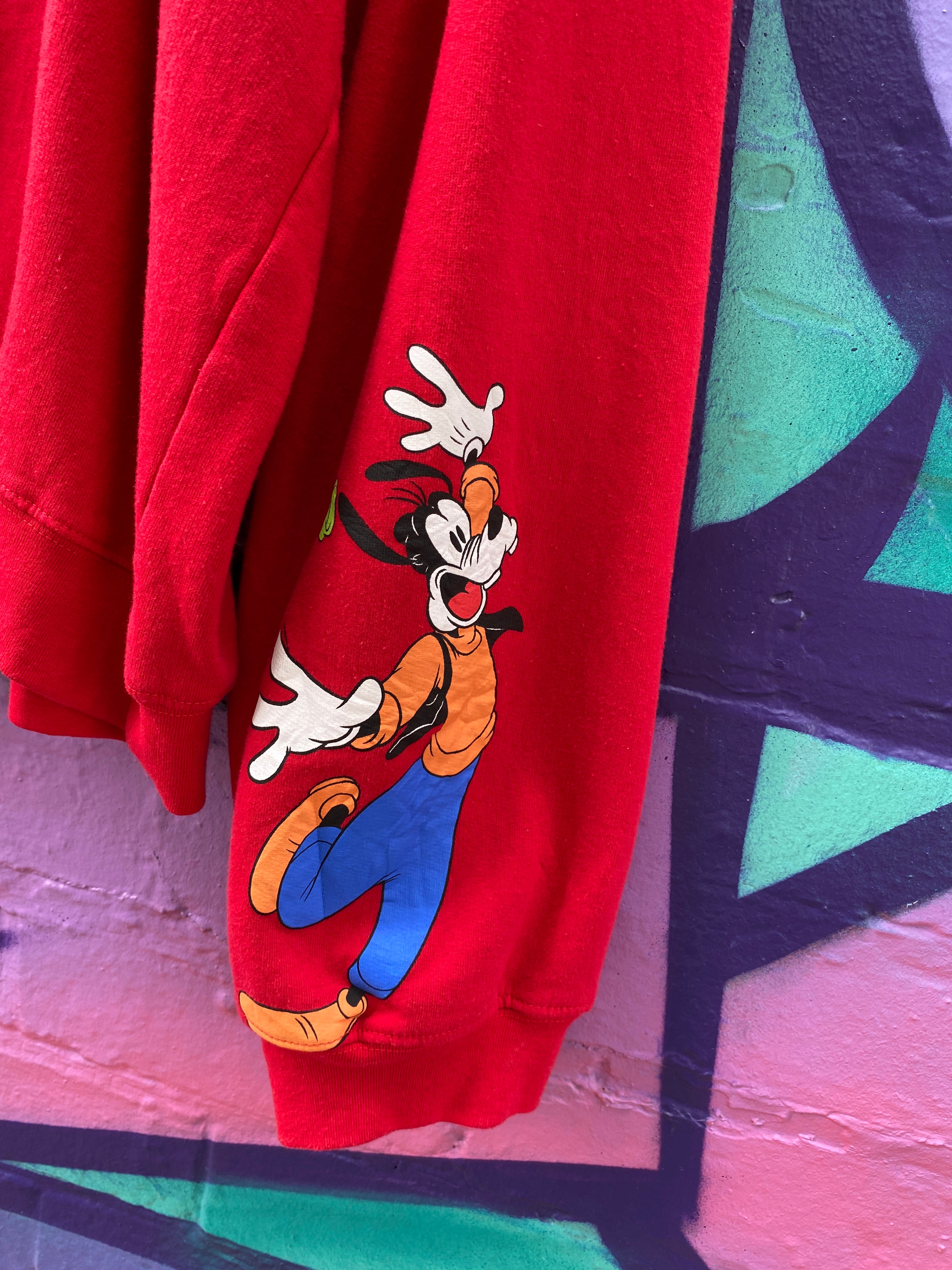 3XL - Mickey and Friends Red Jumper