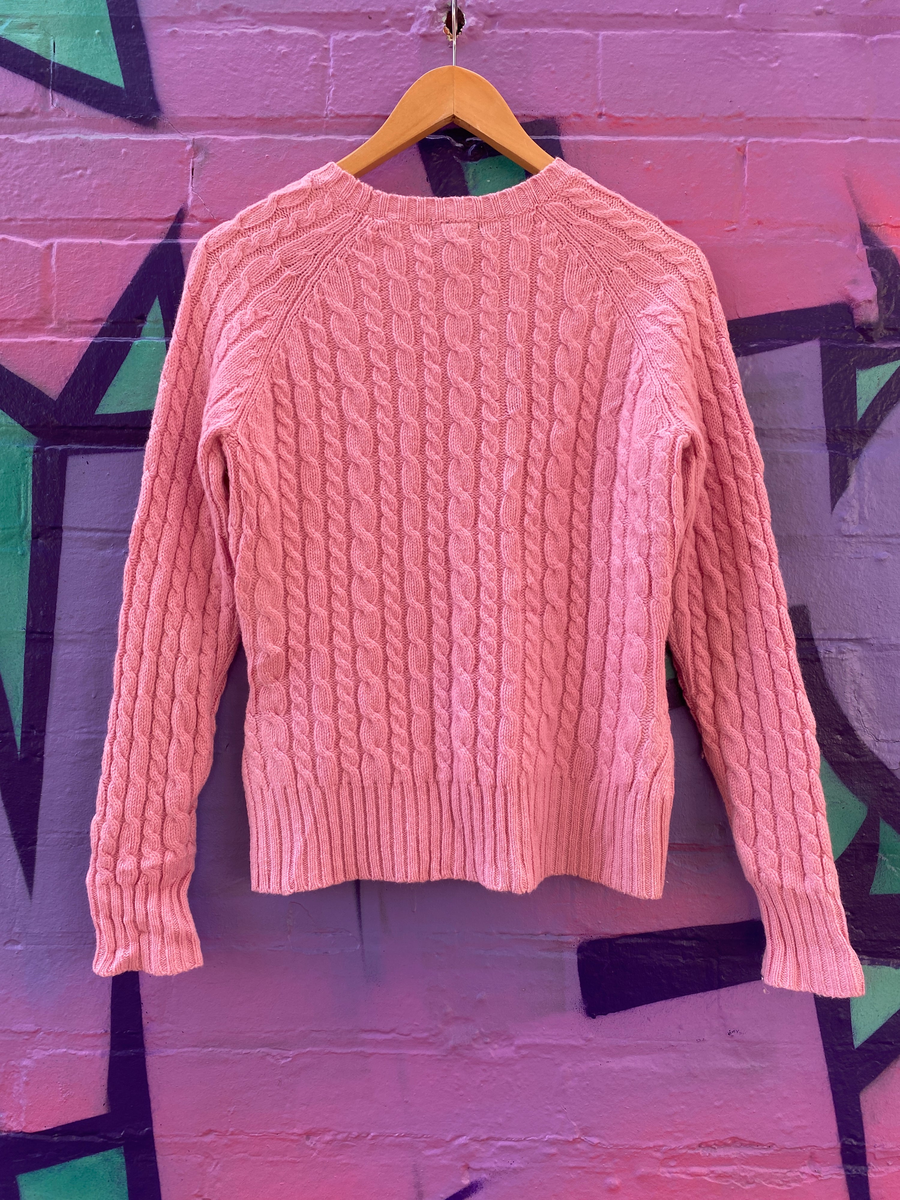 S - GAP Pink Knit Sweater