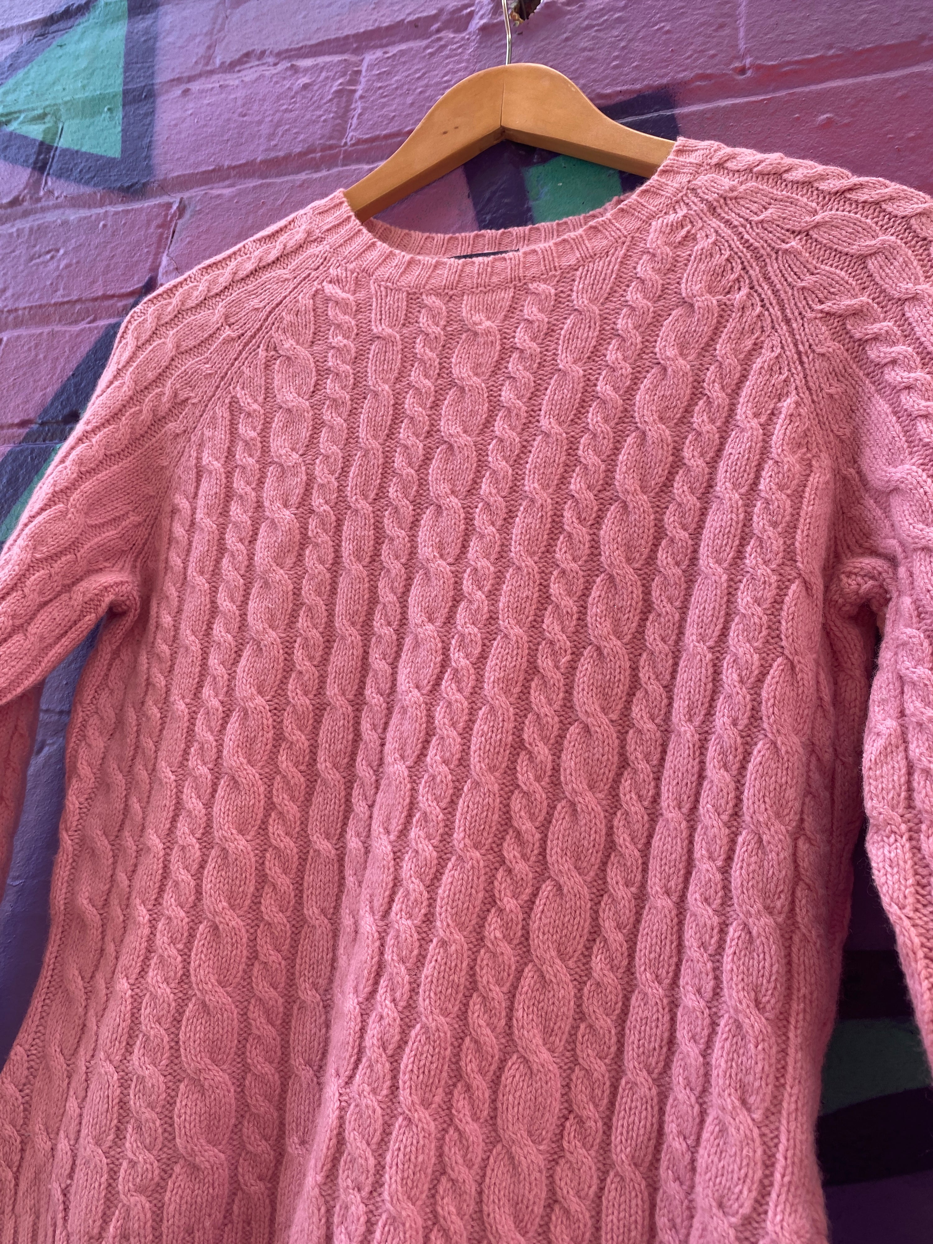 S - GAP Pink Knit Sweater