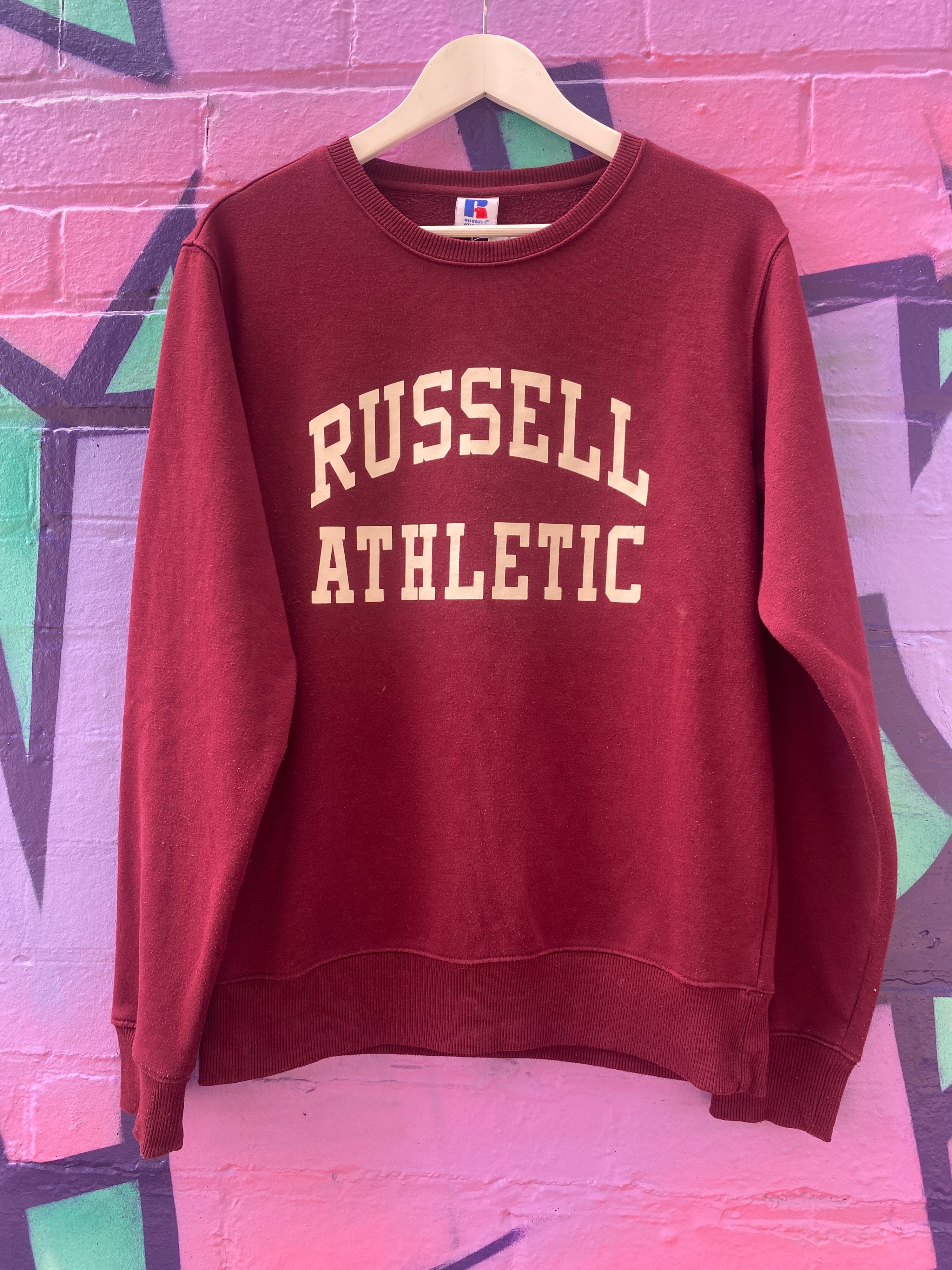 S - Russell Athletic Burgandy Sweat