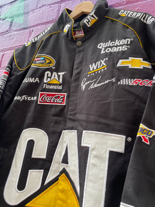 L - JH Design CAT NASCAR Racing Jacket