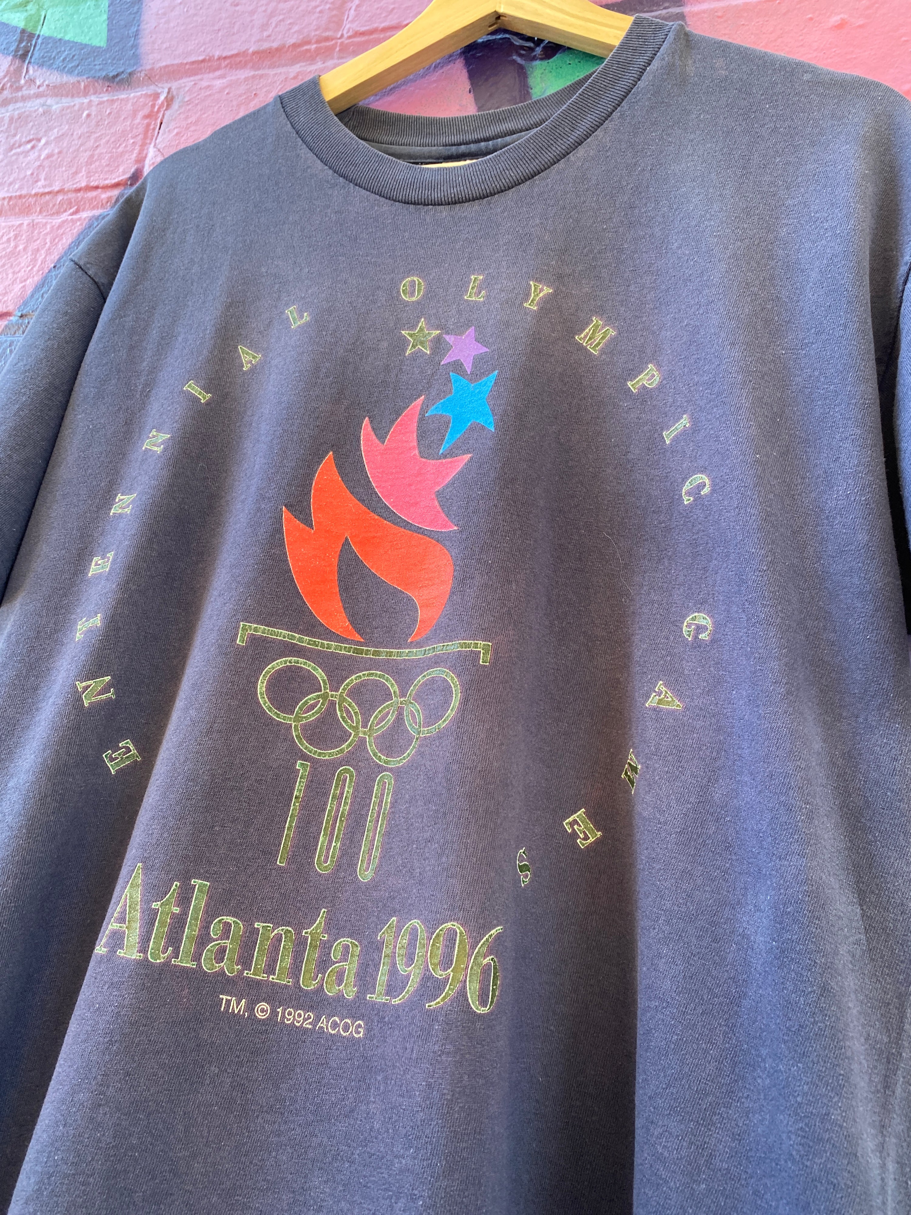 M - Atlanta 1996 Olympics Tee Classic Blue